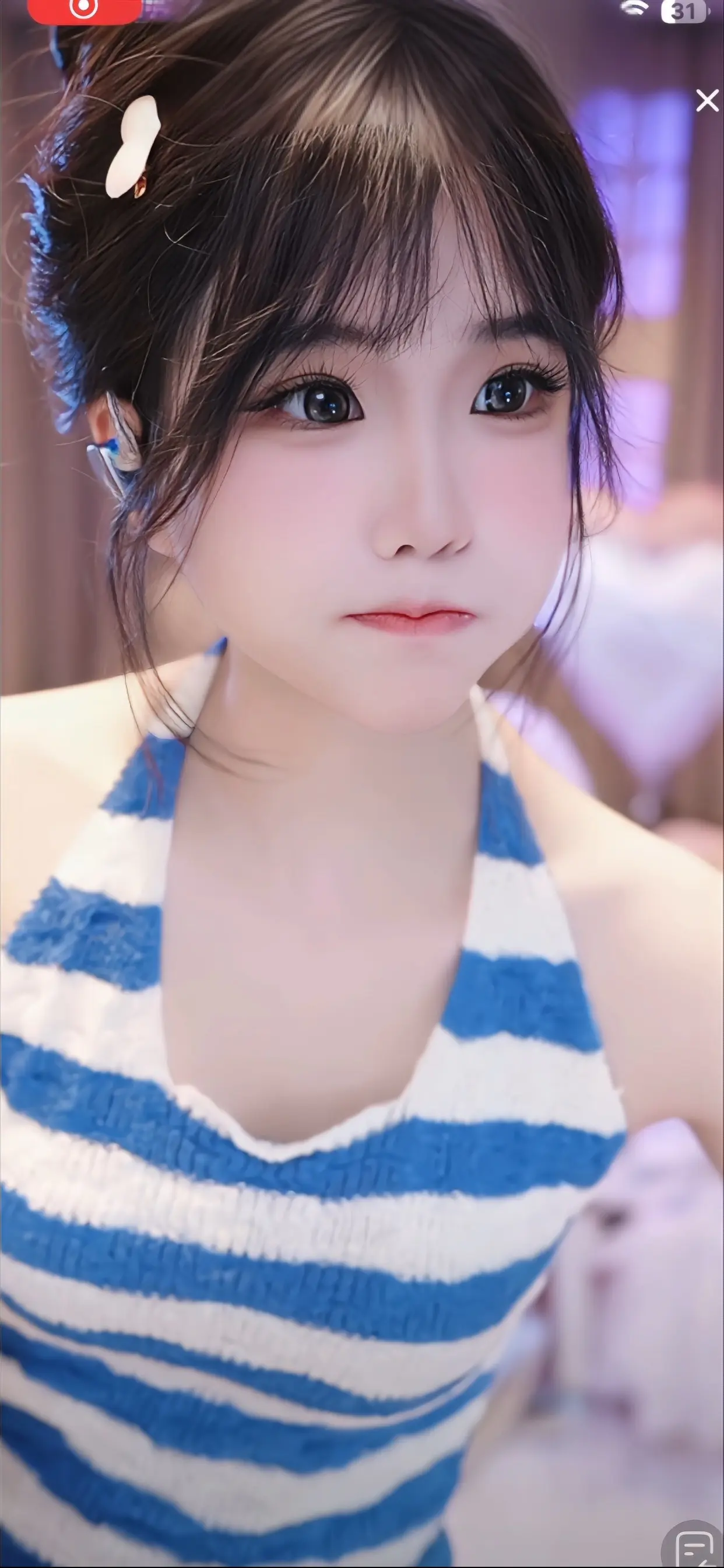 可爱。