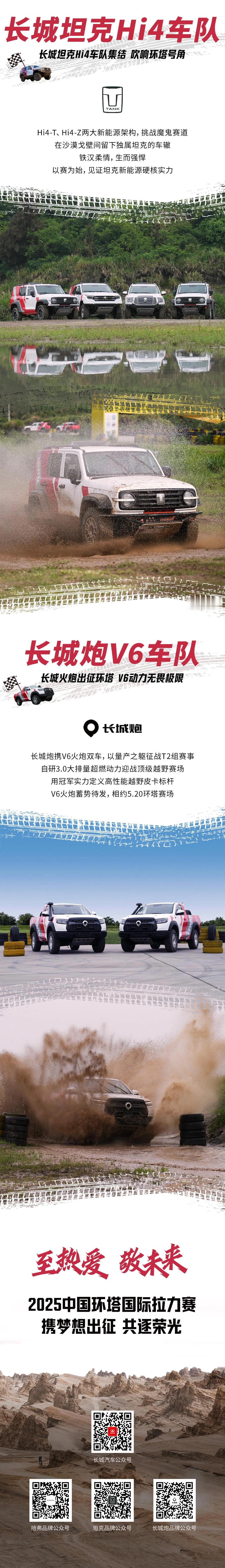 长城汽车2025环塔国际拉力赛车队官宣新车讯评 ​​​