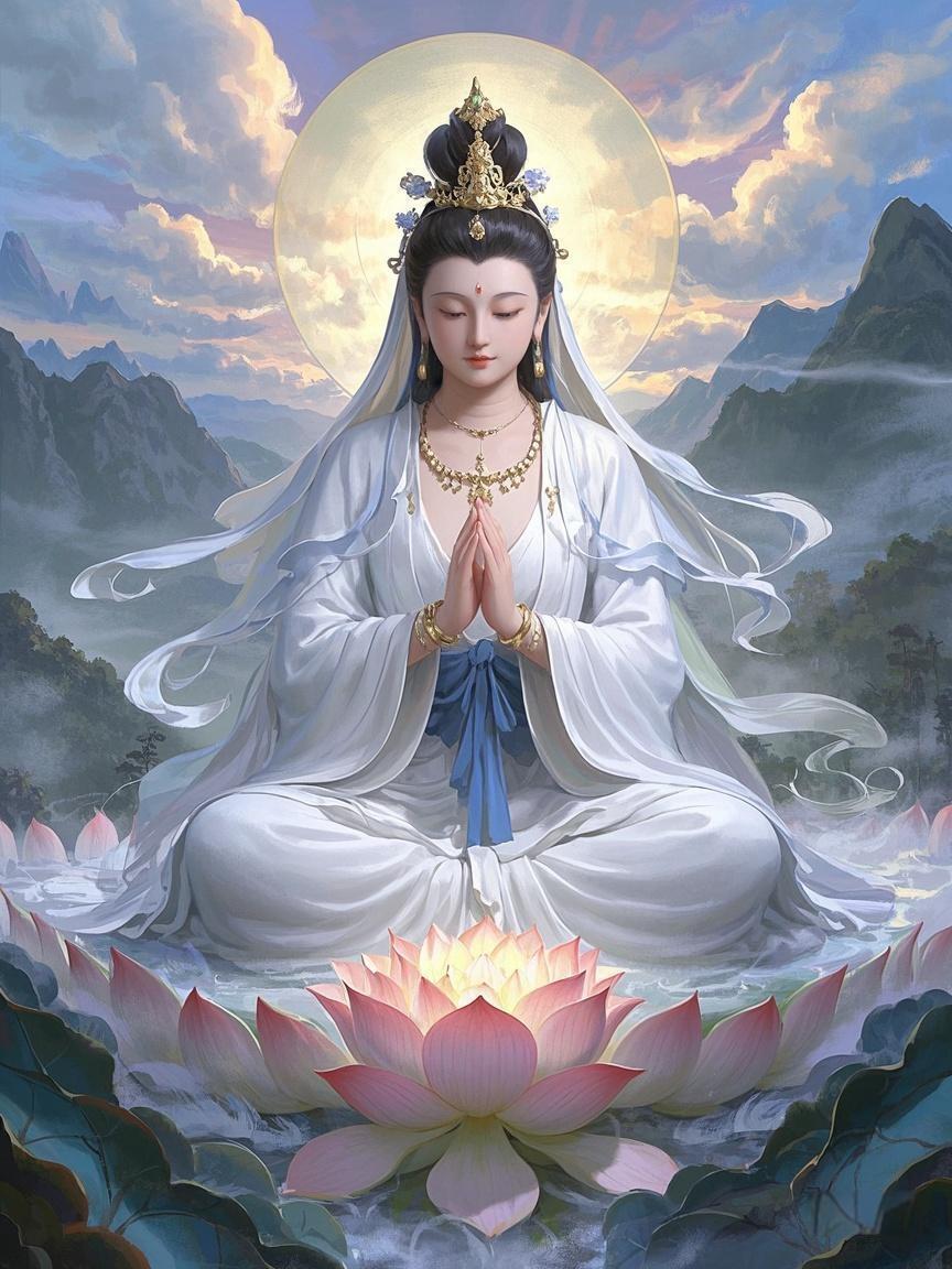 一声“南无观世音菩萨”， 祈愿已经化作无尽的慈悲，传递到您的家人身上。您已经为他