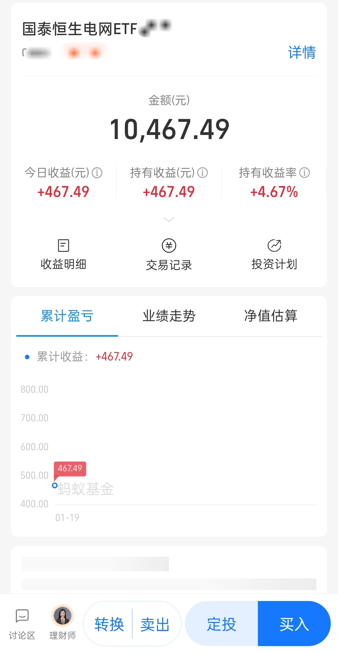 抄底成功，一天涨了4.67%，太香了！