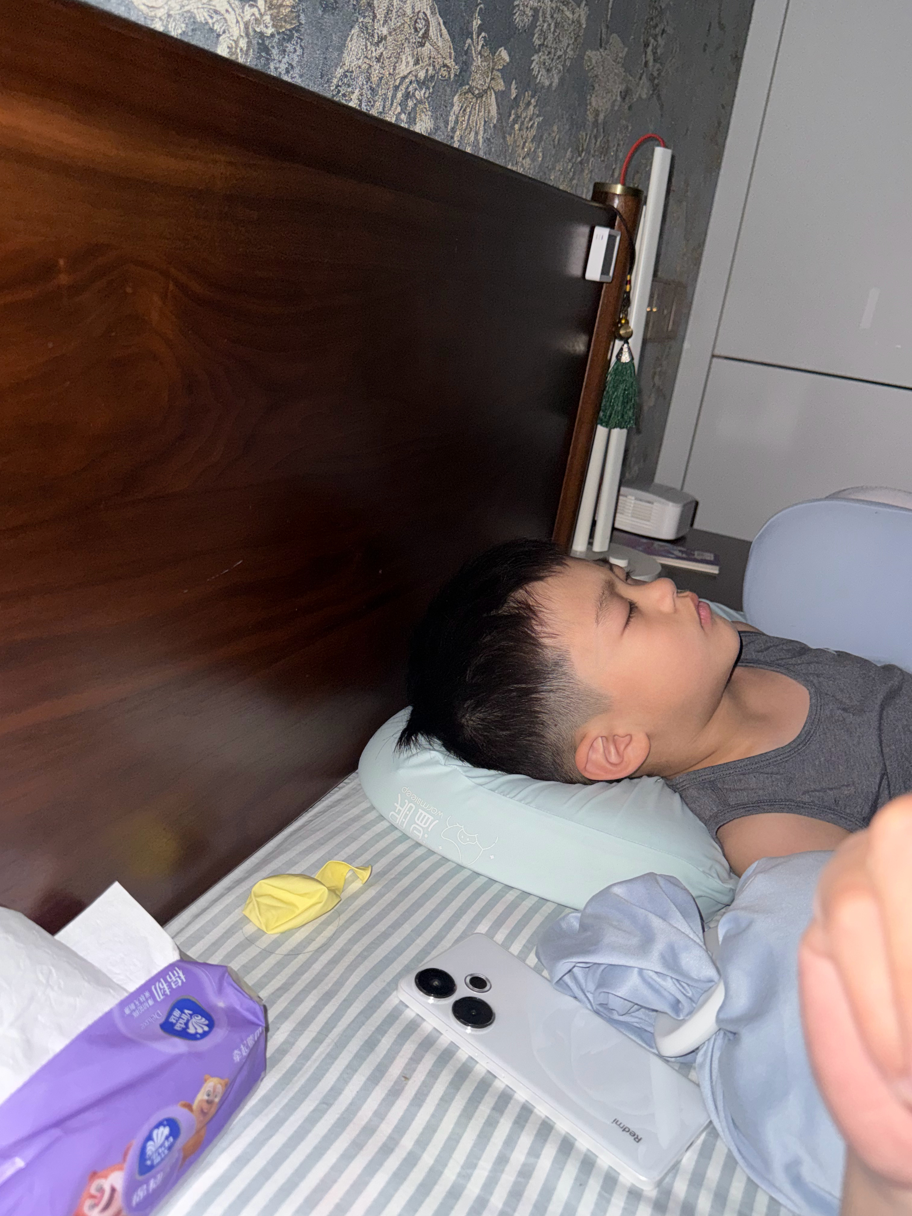 仅用 19 分钟，弟弟已呼呼大睡(¯o¯)💤 