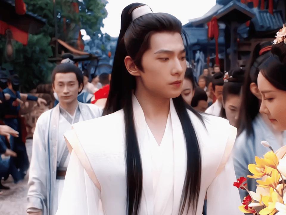 这里的韩立有赵敏马上回首的感觉了~就一眼惊艳，所有路人都是背景板[期待][期待]