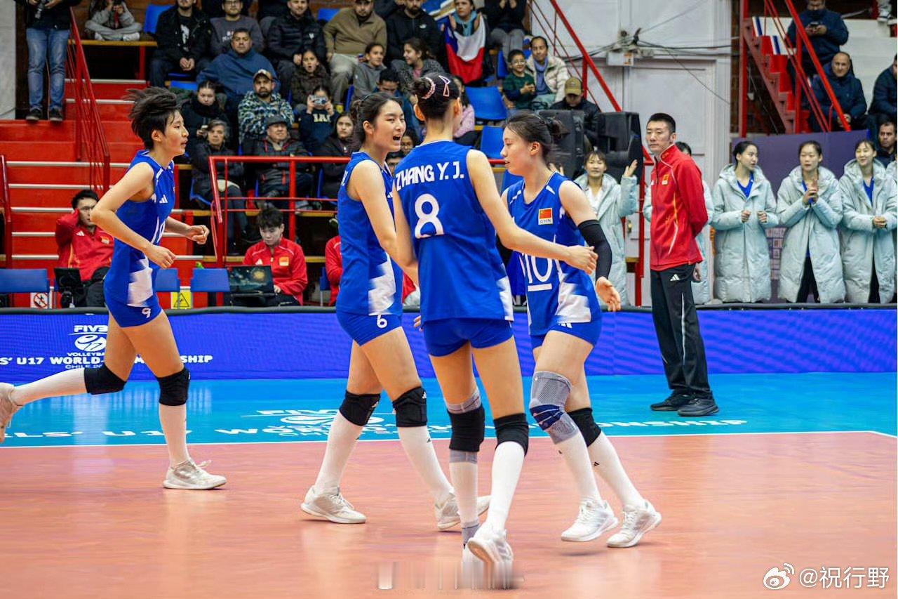 【U17女排开门红 】中国女排3胜菲律宾近日，2026年U17女排世锦赛在智利拉