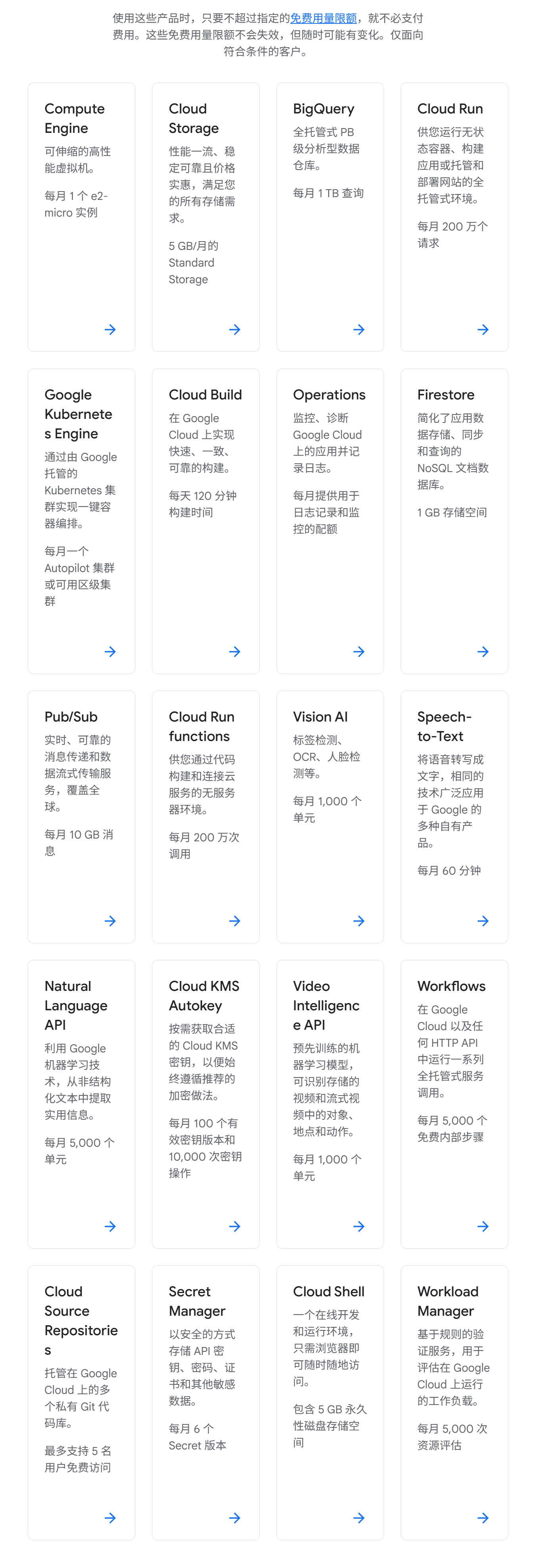 如果你注册了 Google Cloud 账号，别忘记看看这个页面：cloud.g