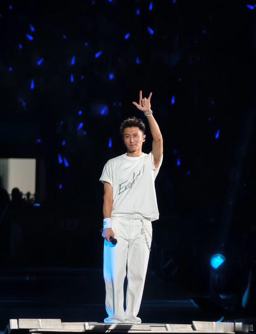 谢霆锋的裤子也掉钻 原来谢霆锋每场演出都在偷偷补钻！裤子自己设计、工艺自己抠，结