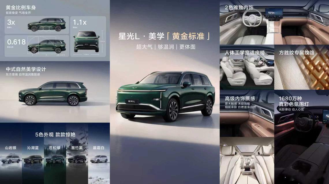 星光L正式开启预售，共推出260km六座舒享型、260km六座臻享型、260km