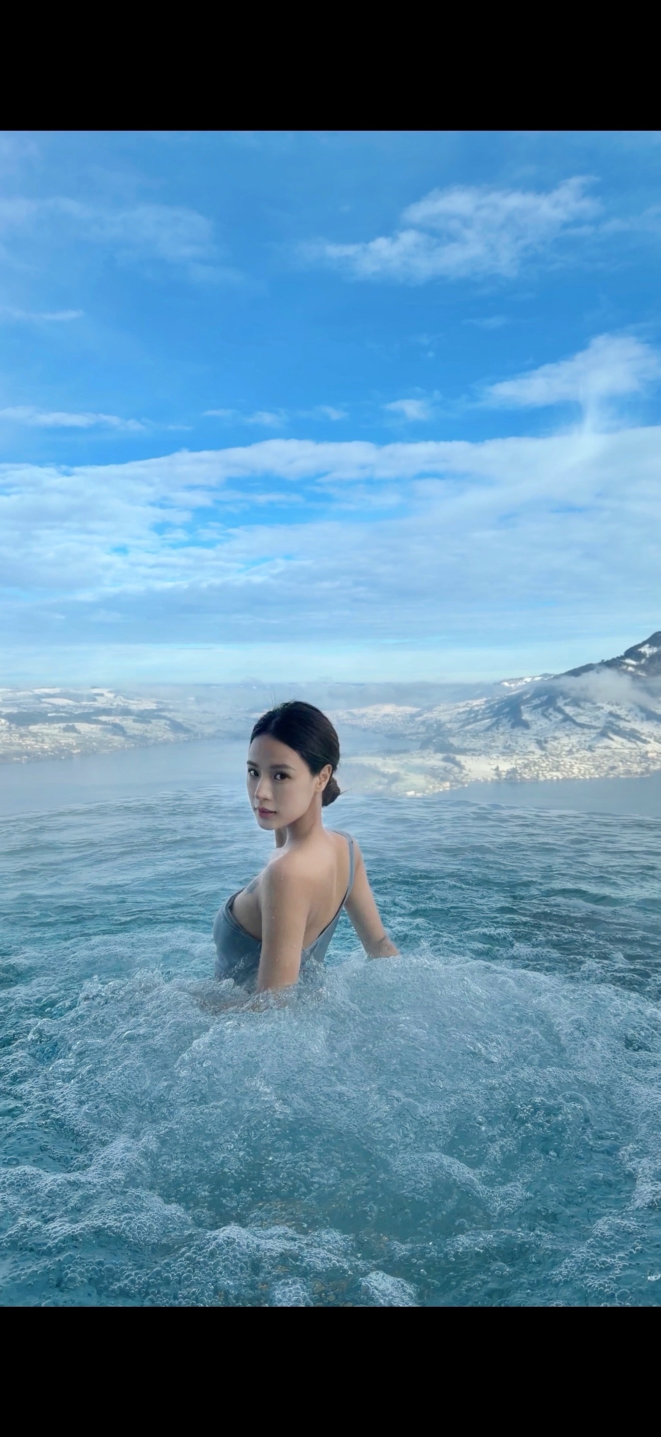 遇瑞士初雪 这怎么能美成这样 瑞士