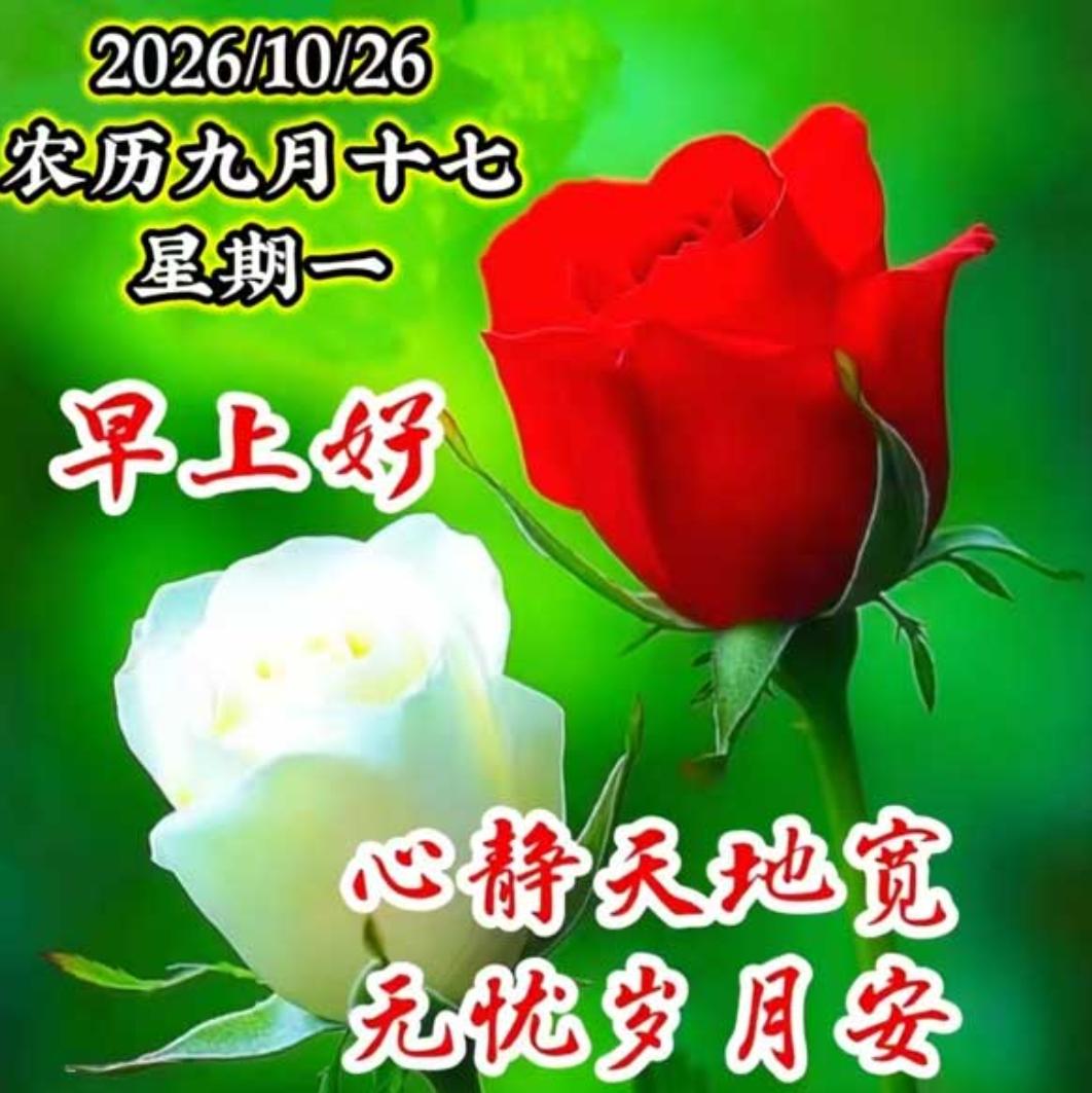 人生有缘，风雨不散；
相互问候，温暖心里；
彼此牵挂，天长地久；
感恩相识，虽隔
