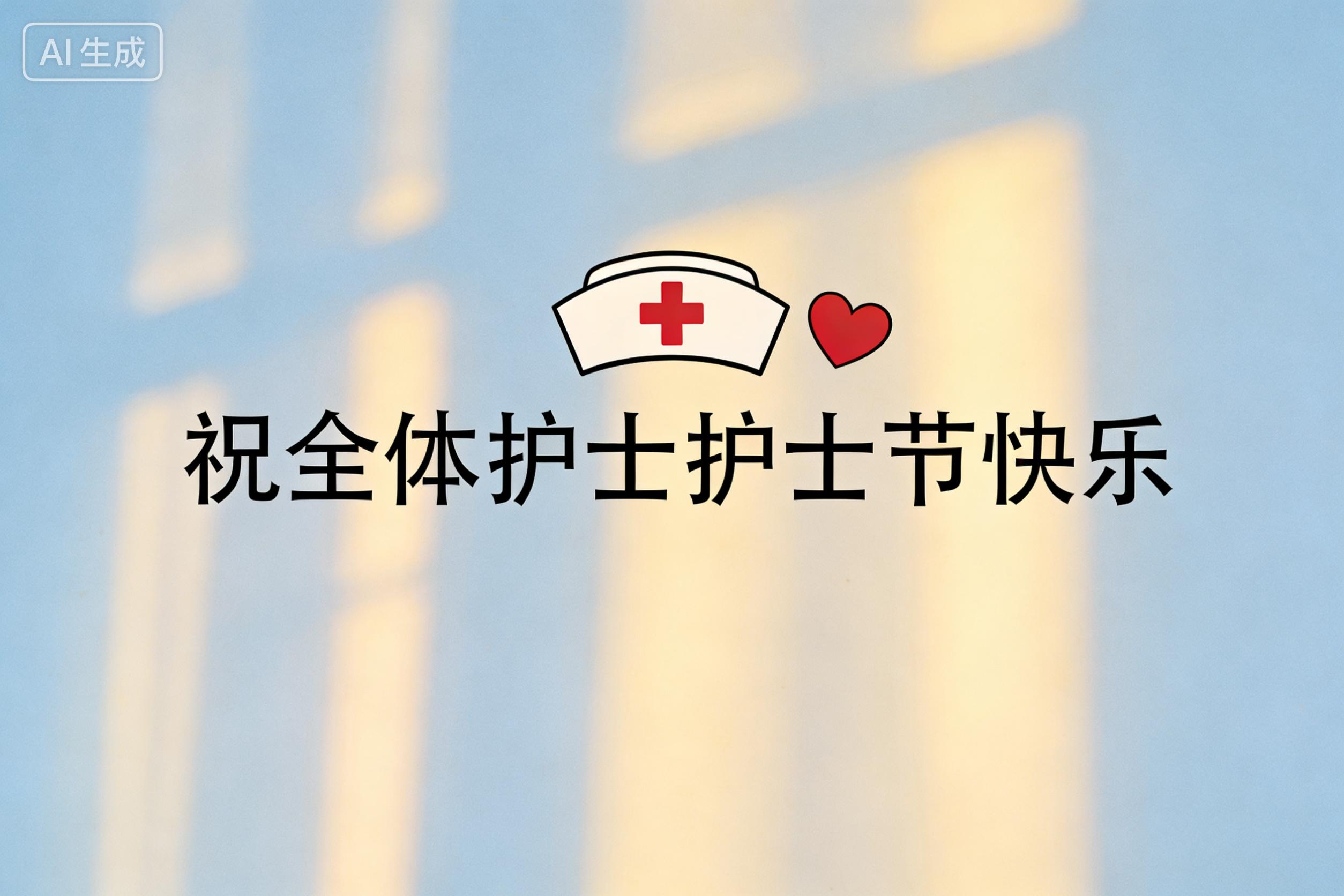 致每一位白衣天使：   5·12国际护士节，向全体医护护士致以最诚挚的...