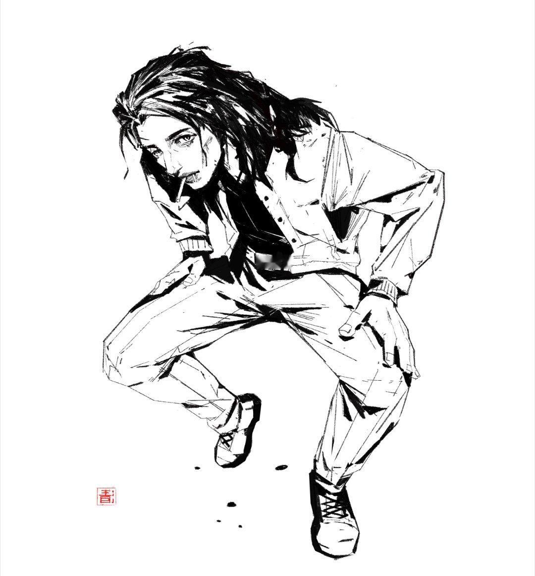 【单色的角色线稿整理】PART.2 