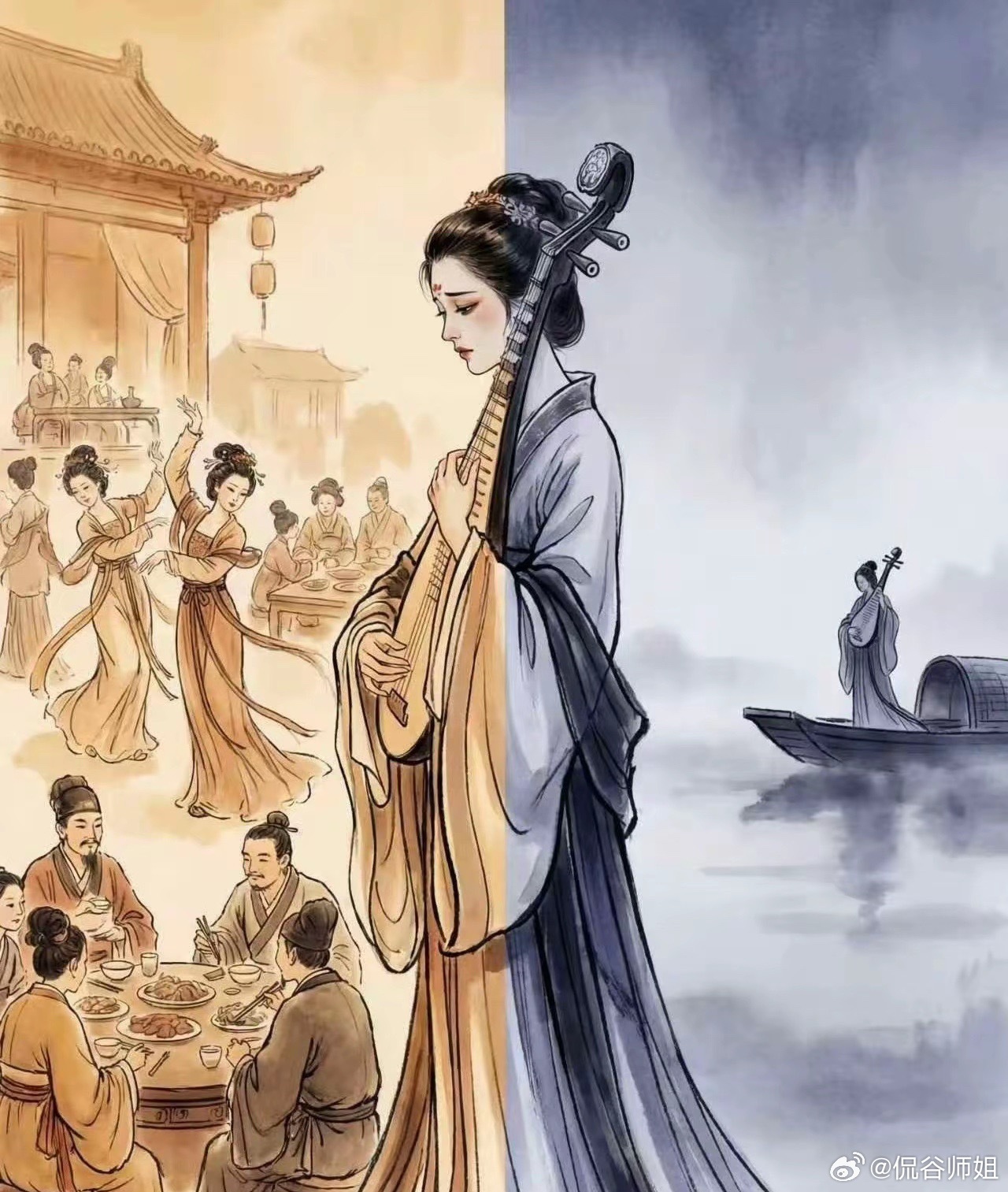 真考琵琶行了要说2026高考语文最大黑马，非《琵琶行》莫属！全国二卷直接考到描写