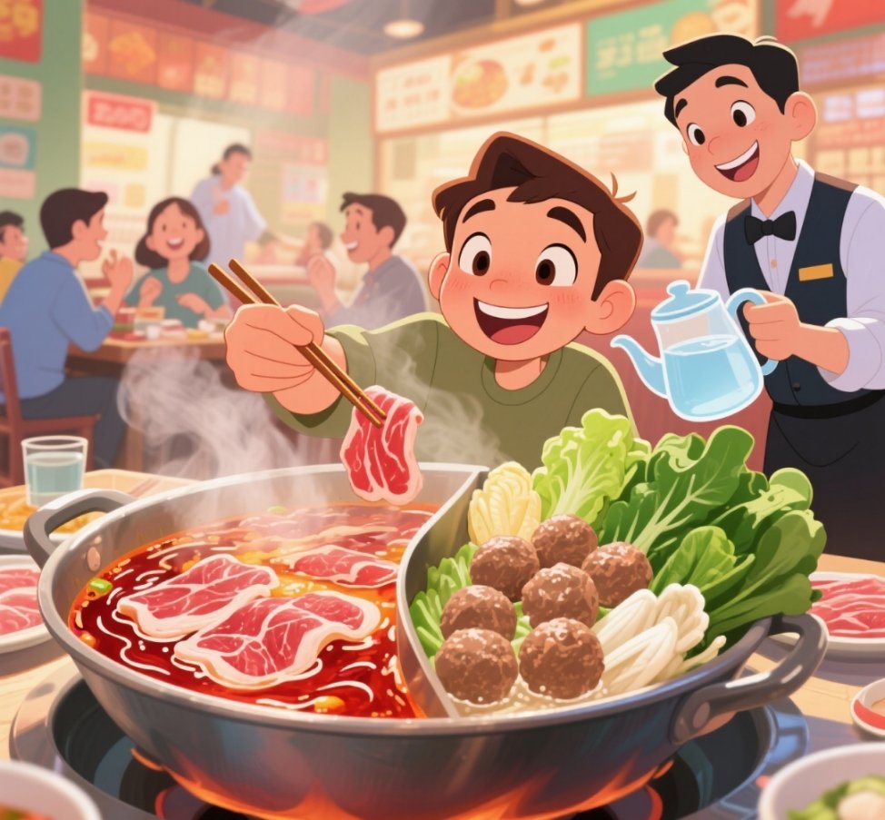 巴奴央视回应与海底捞竞争吃火锅的时候，我就盼着食材新鲜干净，锅底味道醇厚。服务员