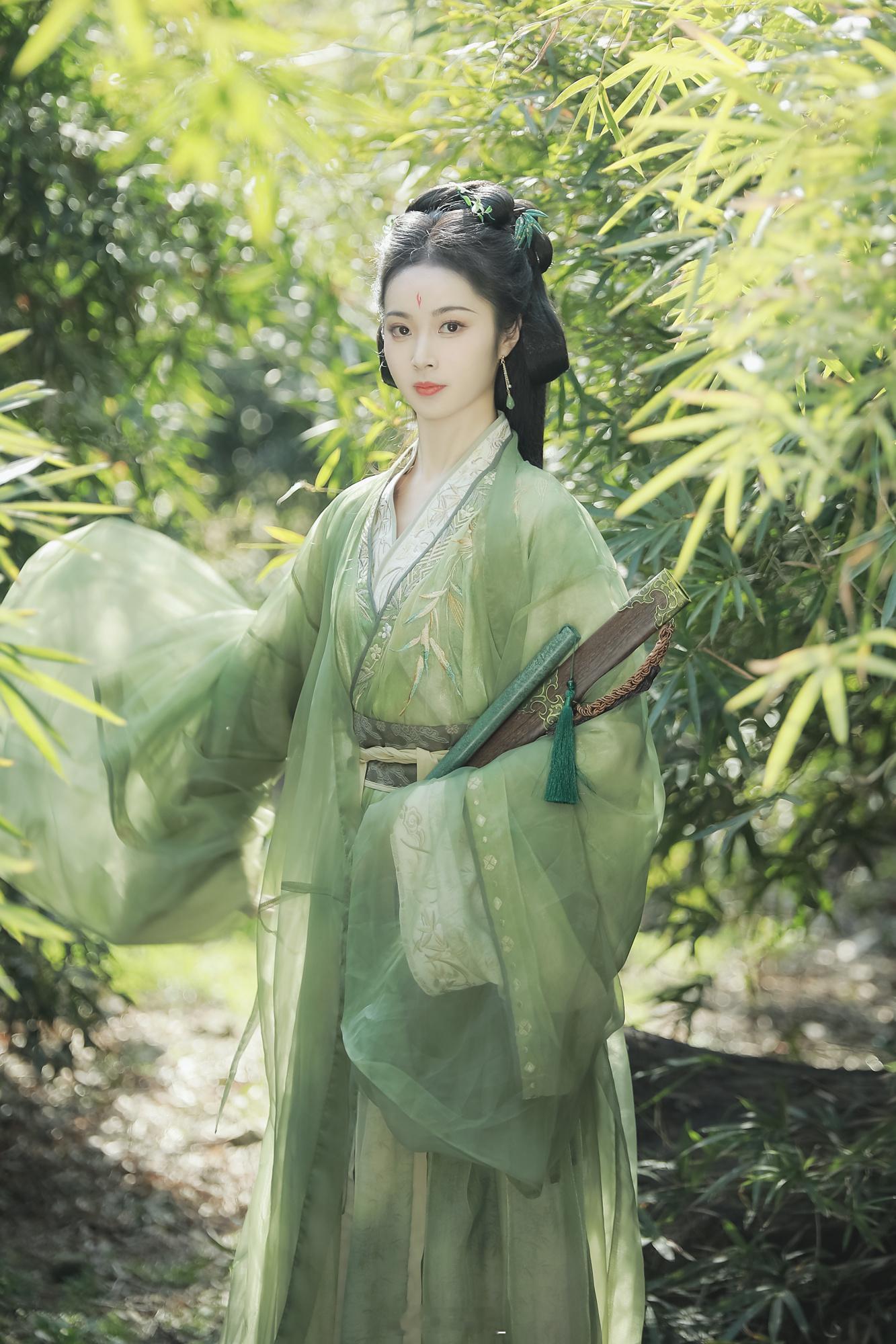 七月初七，淮水竹亭鞘笛相依，无怨无悔淮水竹亭刘诗诗东方淮竹 ​​​