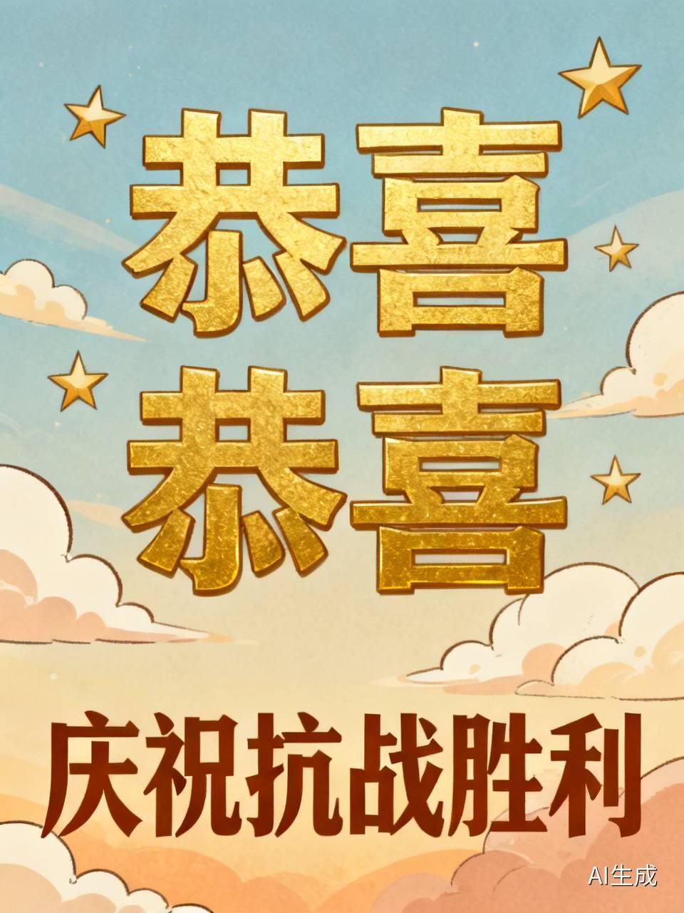 以后我们也更加明白，这不仅是一句祝福的话。也是铭记历史的话！