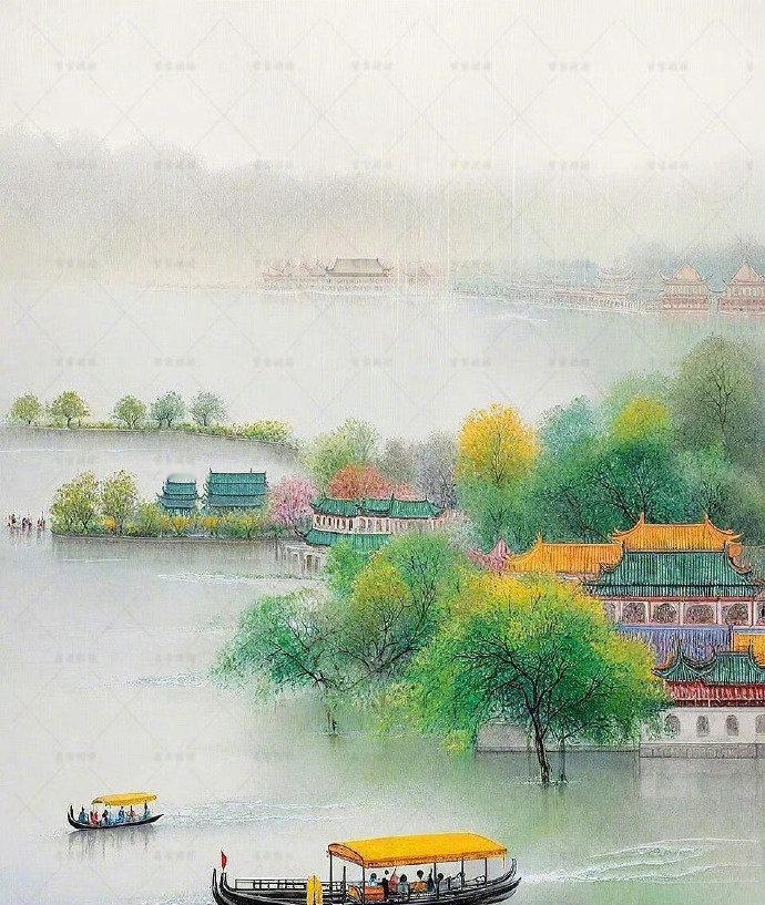 水光潋滟晴方好，山色空蒙雨亦奇。 ​​​
