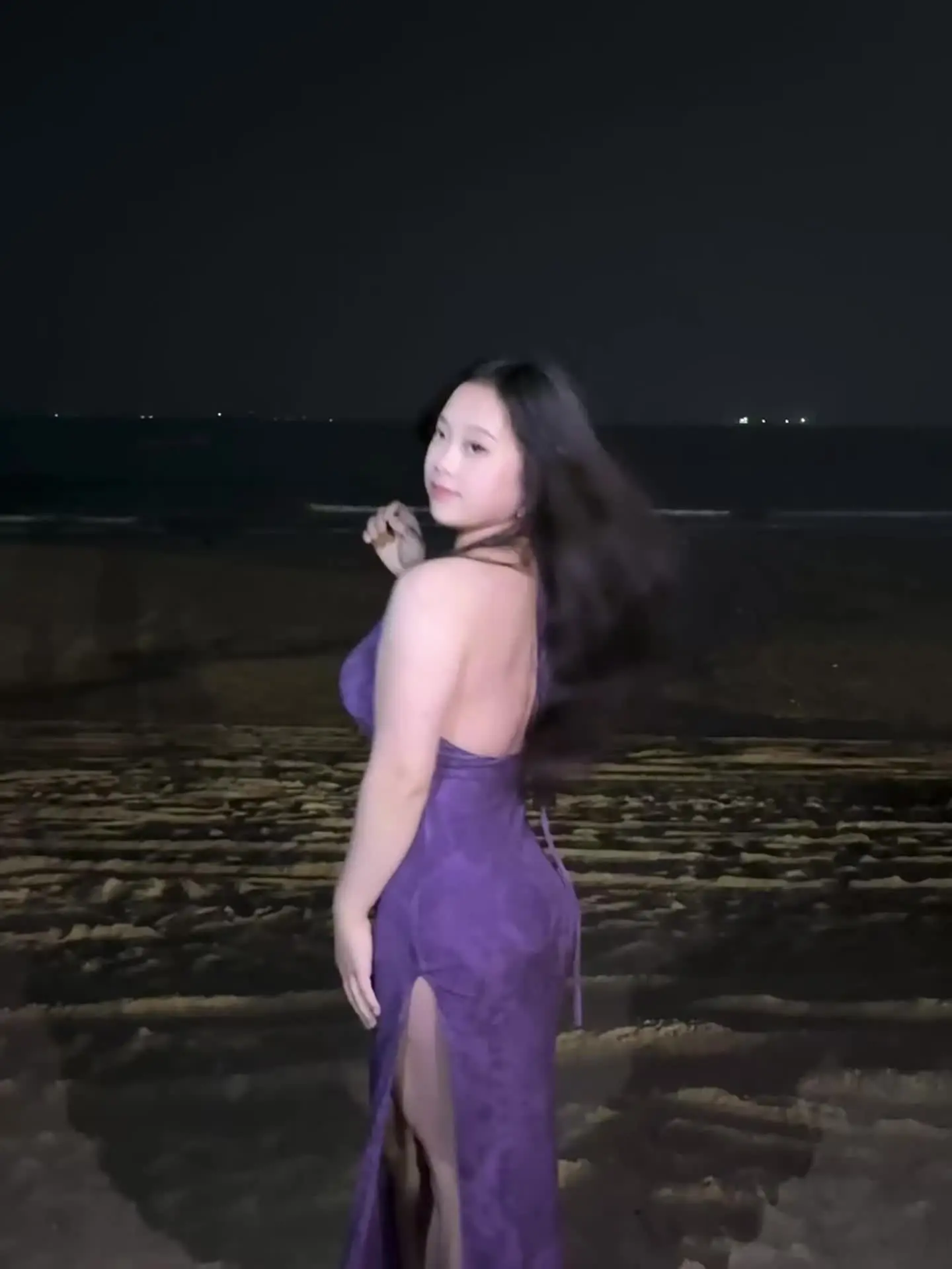 妹妹说紫色很有韵味～ 没白练哈都没白练！