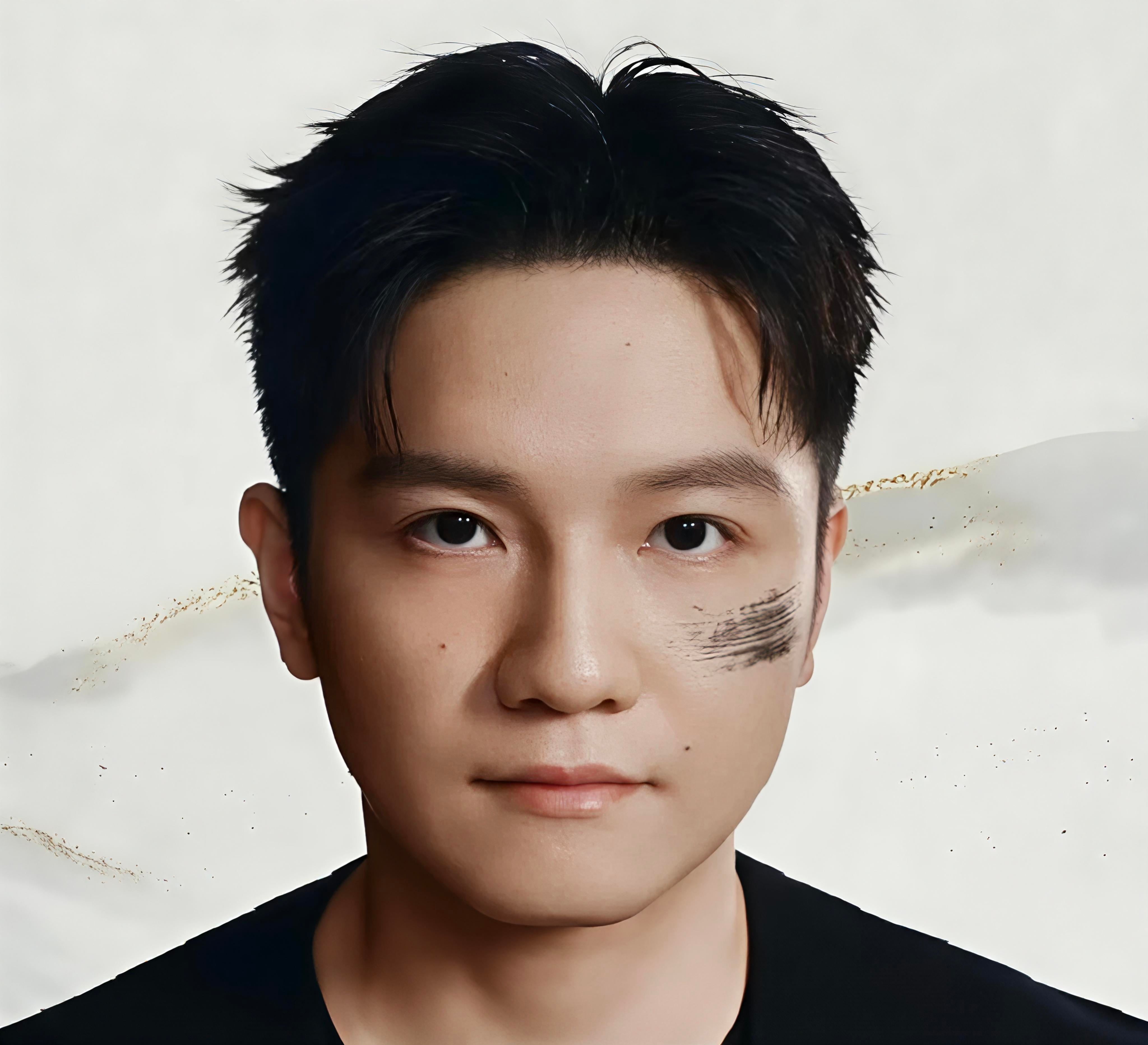 樊振东脸上那一抹墨痕，太有深意太有意境了！ 