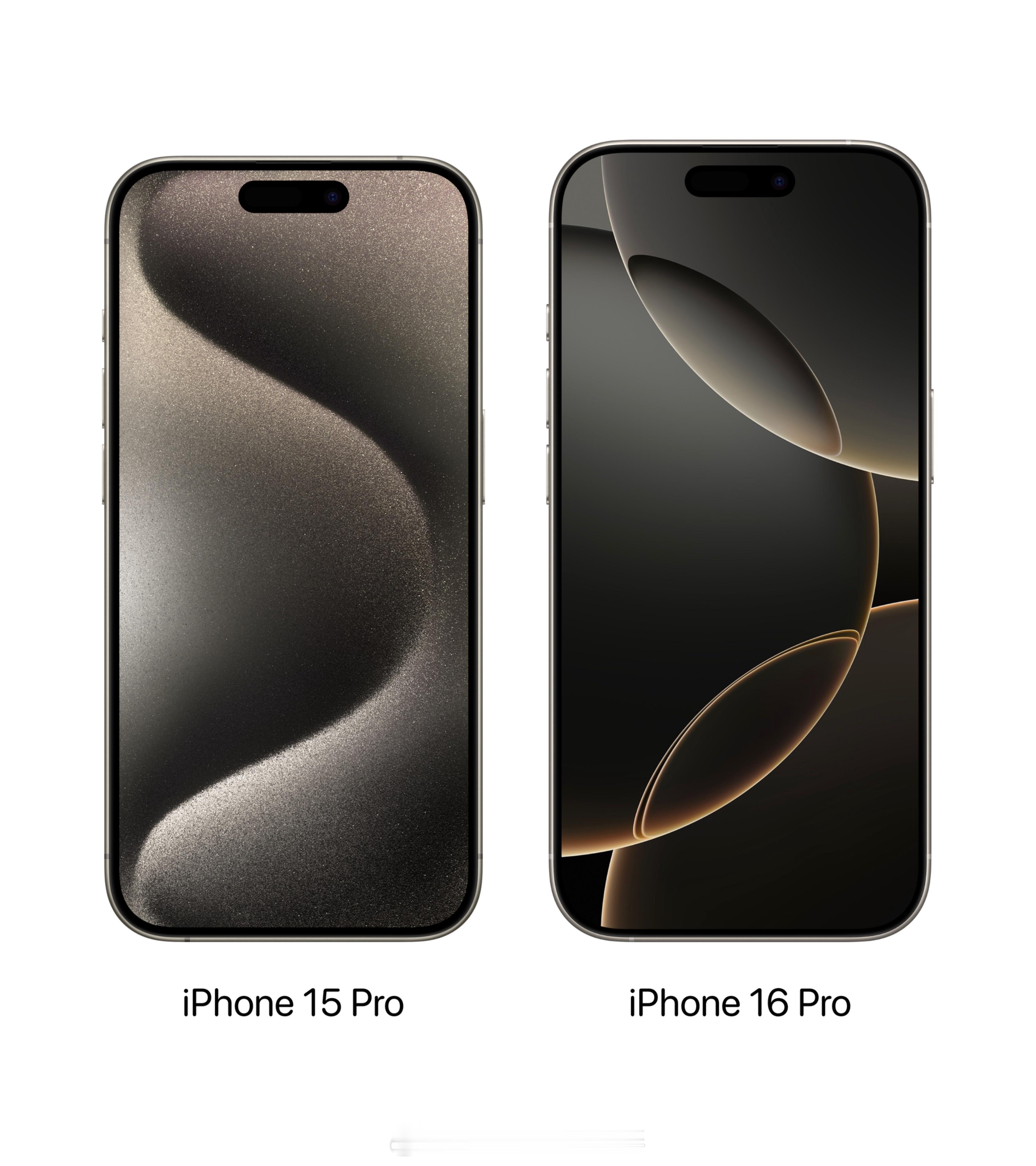 iPhone 16 Pro对比iPhone 15 Pro ​​​