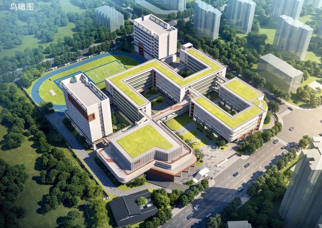 福州六中高中部建设项目可行性研究报告正式获批。原福州建筑职业中专学校新校区规划予