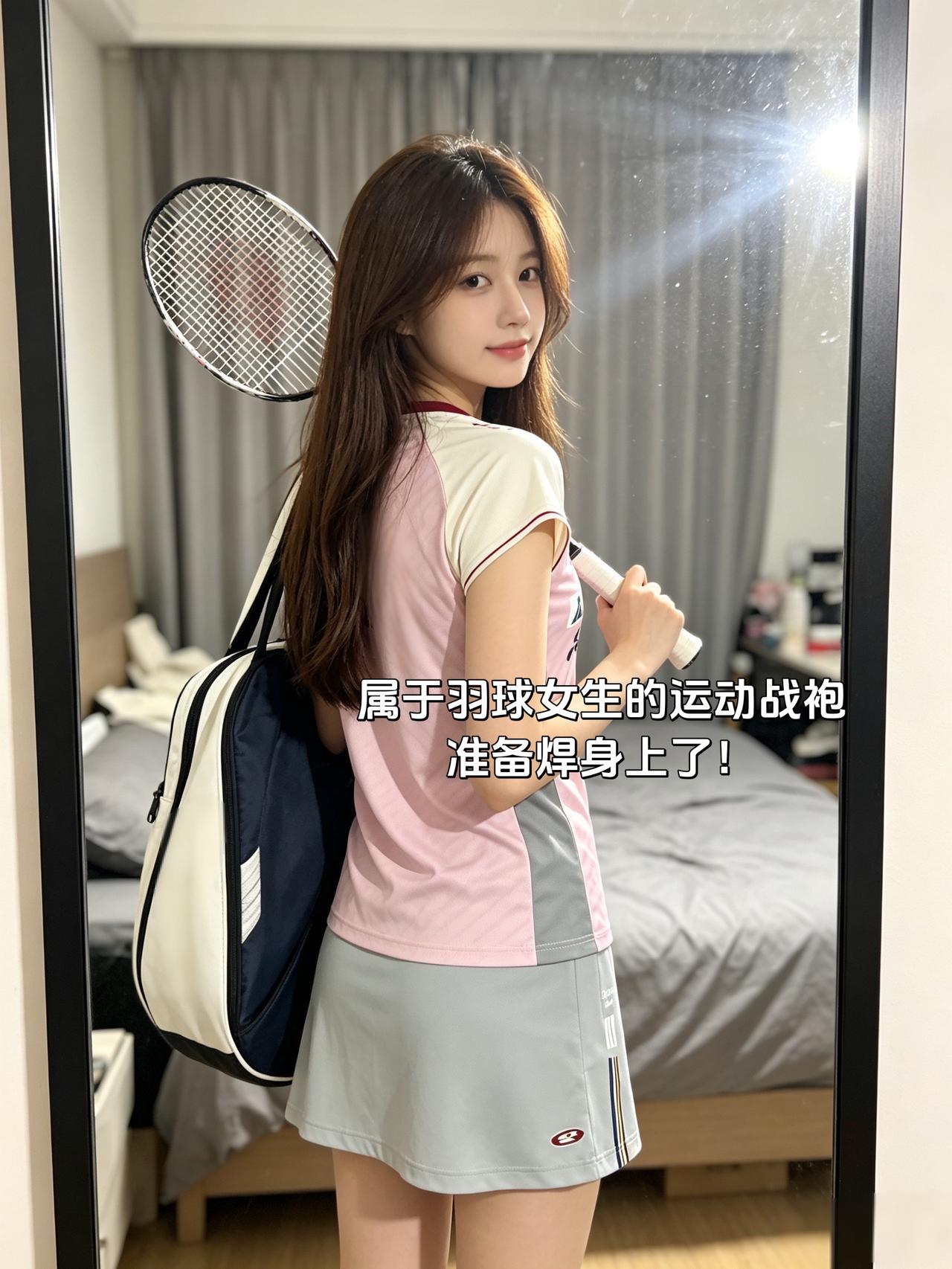 属于羽球女生的运动战袍
准备焊身上了！