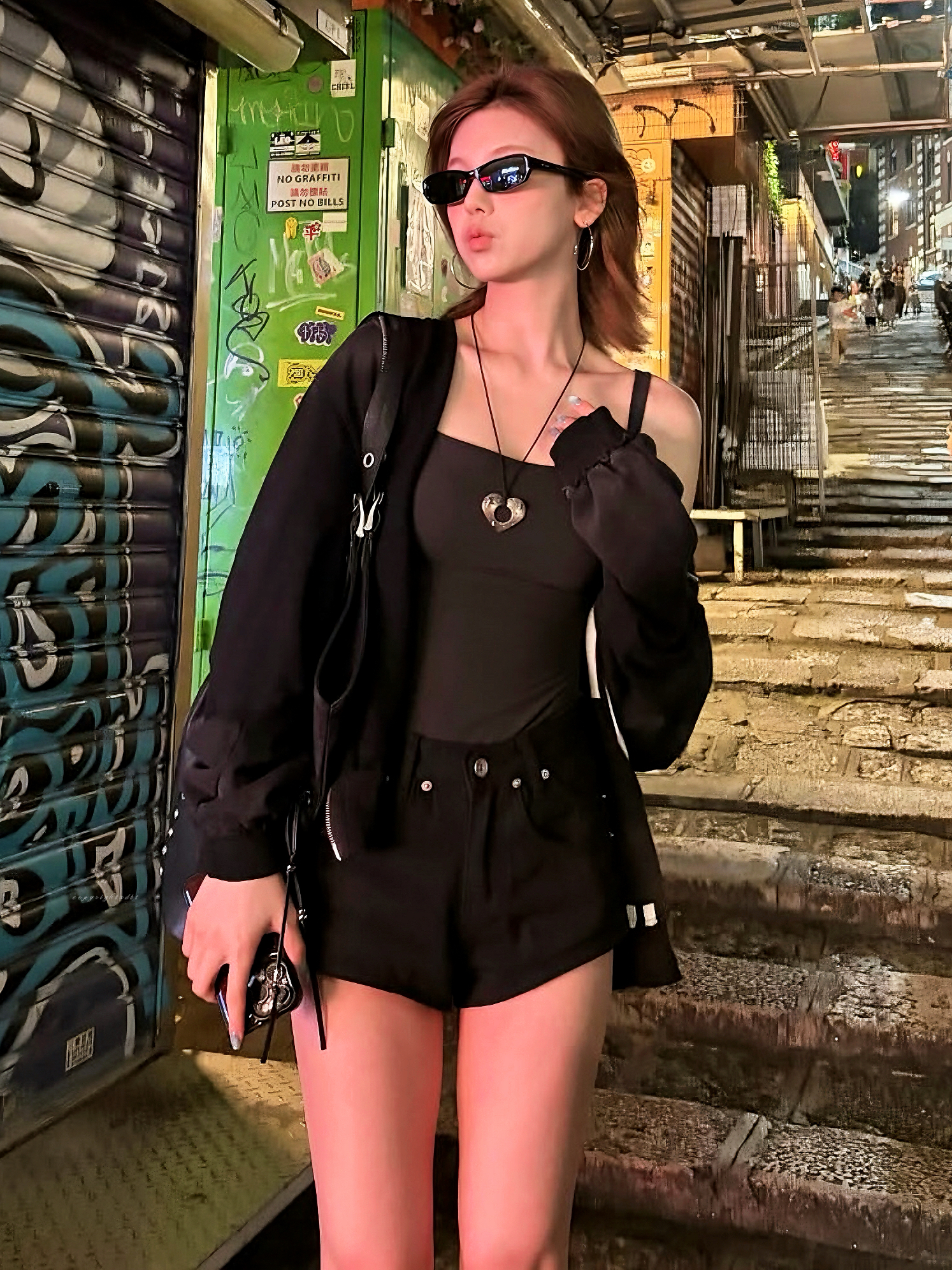 完全港风女 