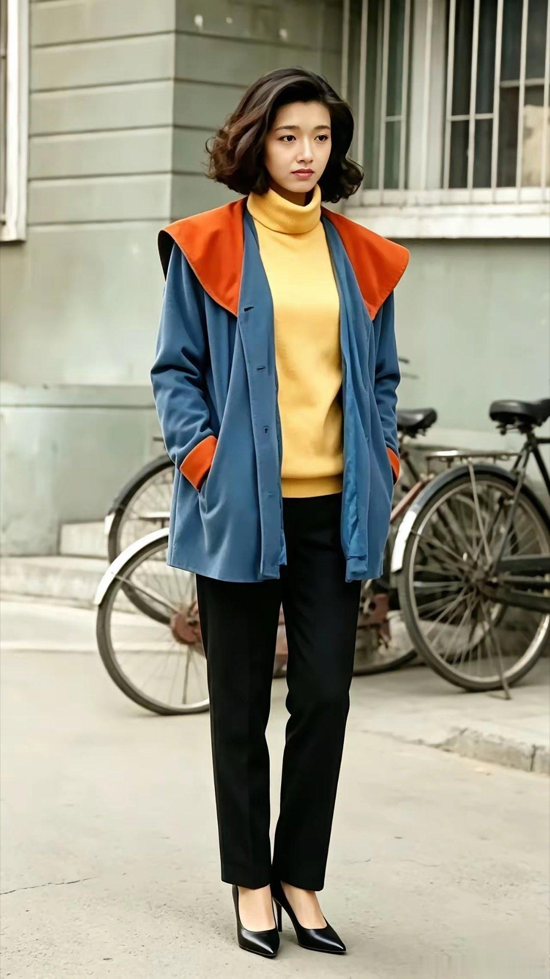 曾经的一代女神江珊和老公一起现身，如今58的她，满头银发，也发福了，但状态挺好，