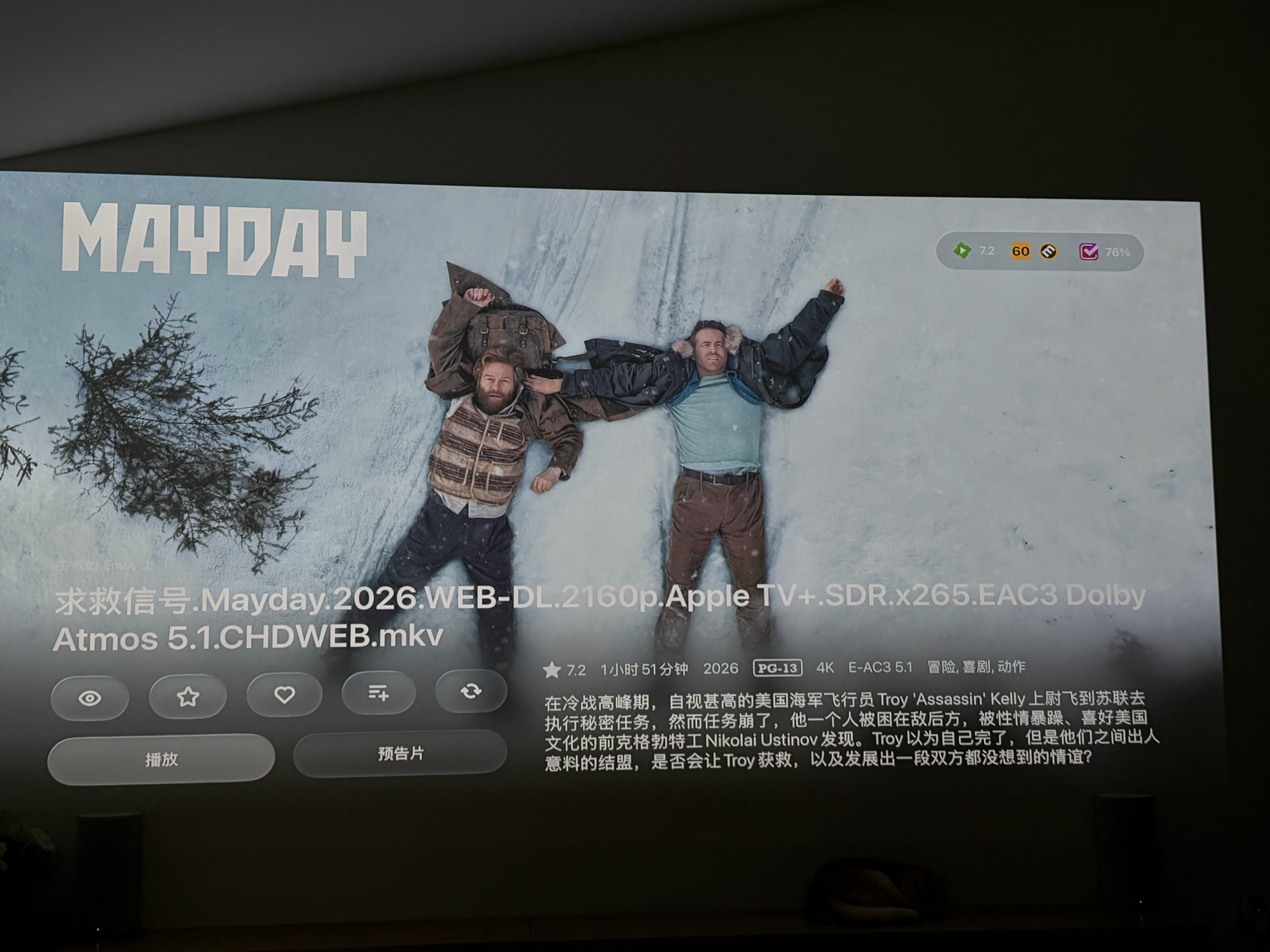 一起看个电影Mayday 《求救信号》 ​​​