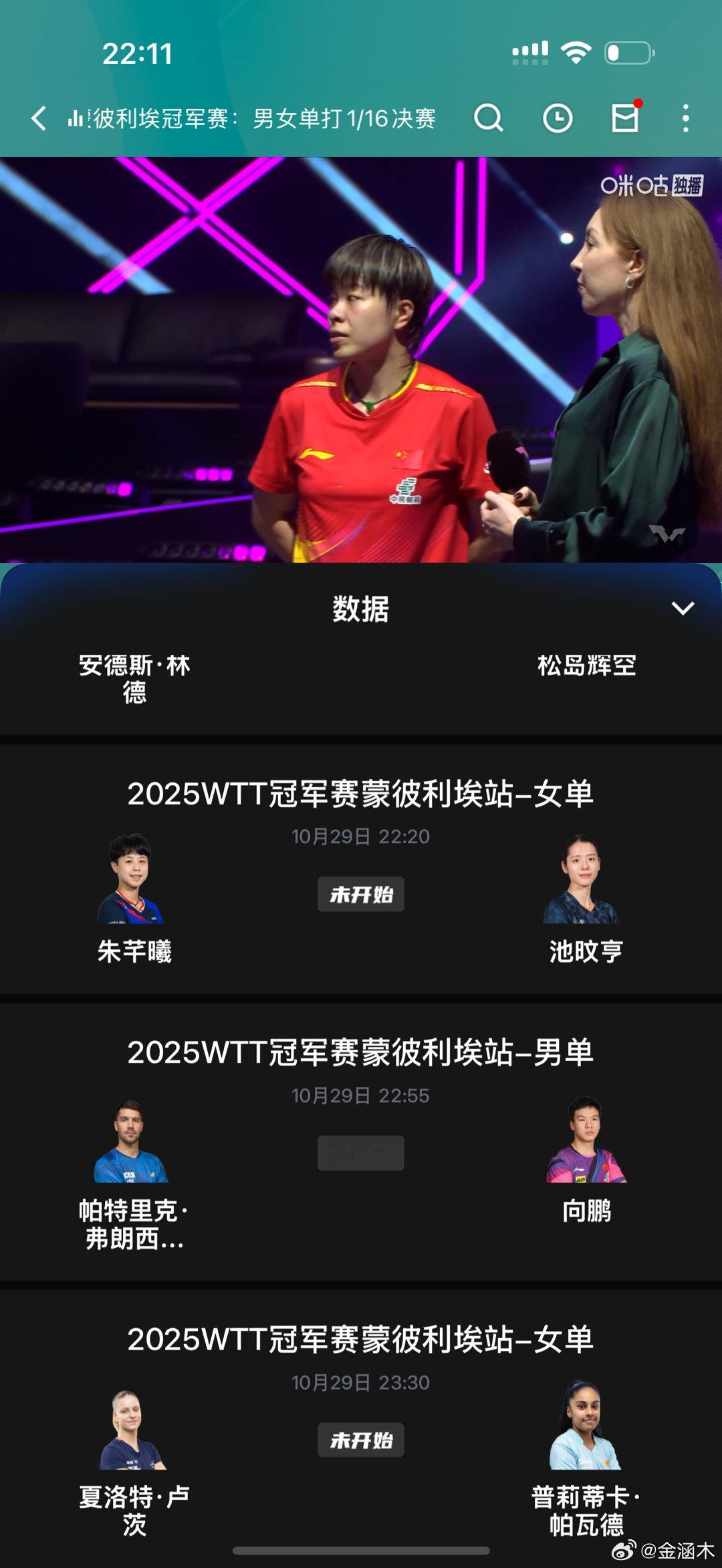 溜了，早田输了还很开心在笑赢了钱似的，大迪赢了很不开心的样子严肃，这种比赛我说了