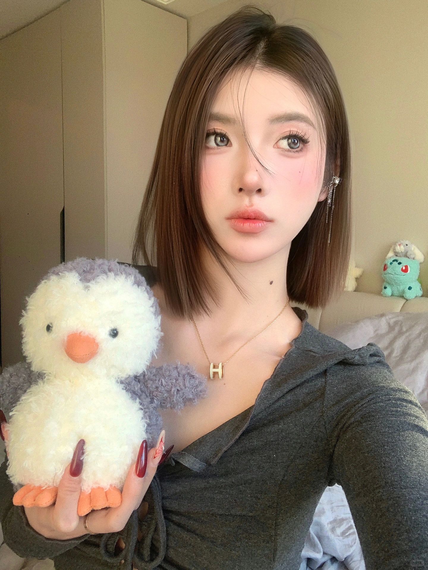 今天的氛围感是短发给的🦦