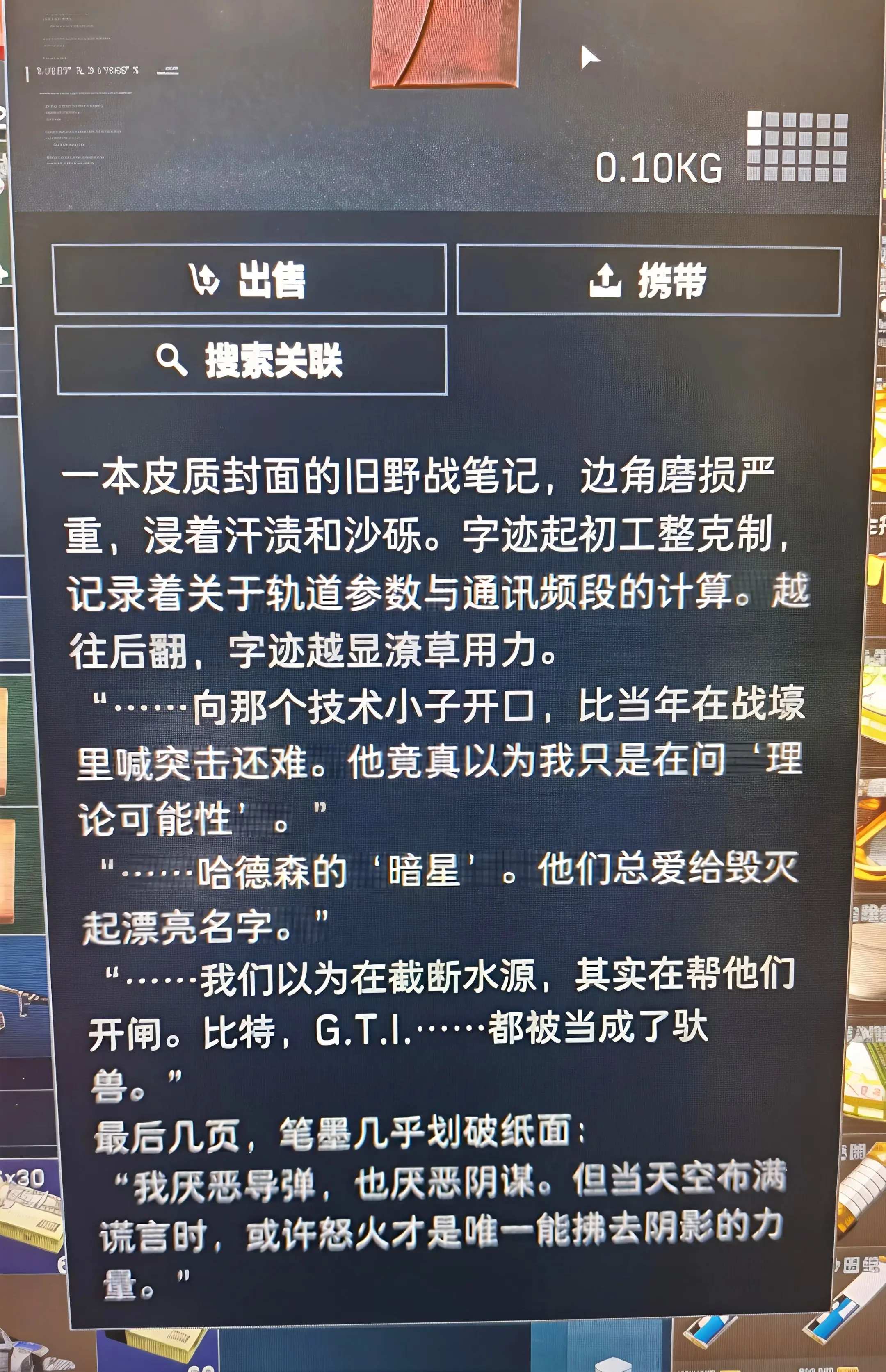 赛伊德手记。