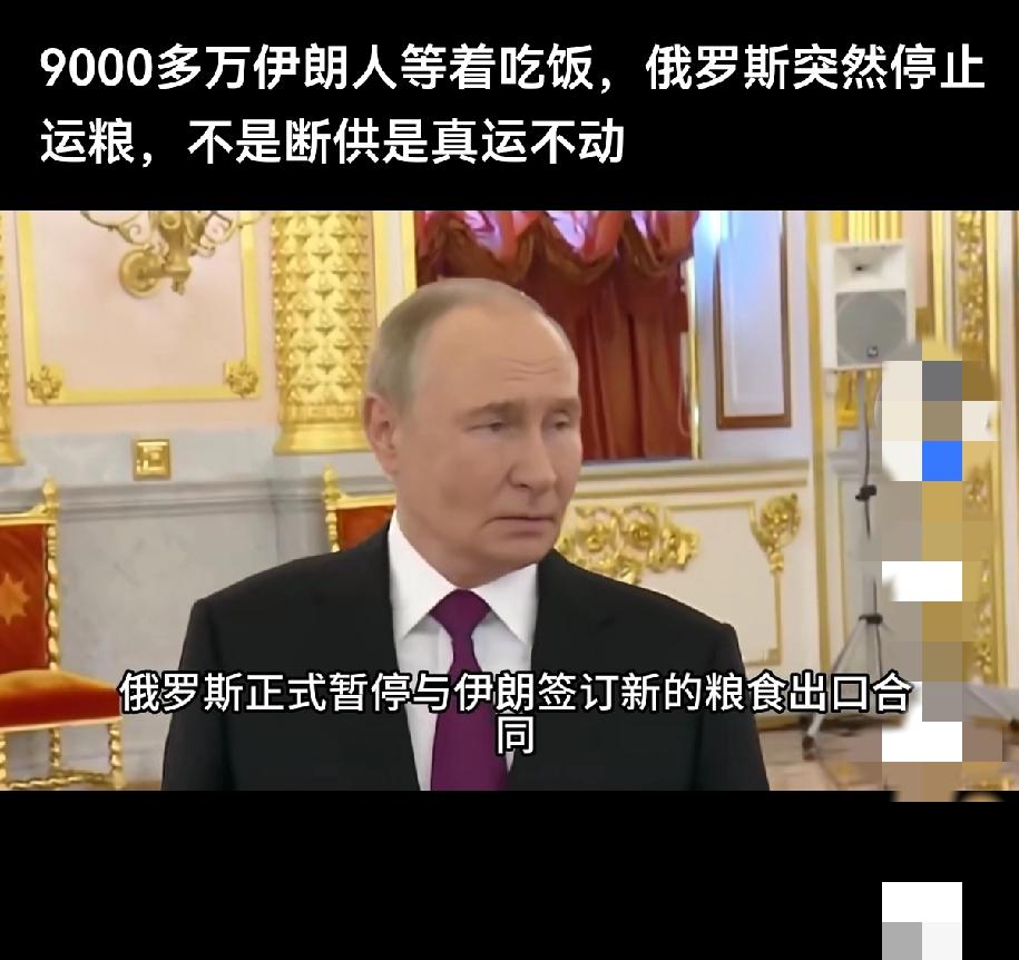 9000多万张嘴等着，俄罗斯突然不运粮了，这可不只是“断供”那么简单

标题看着