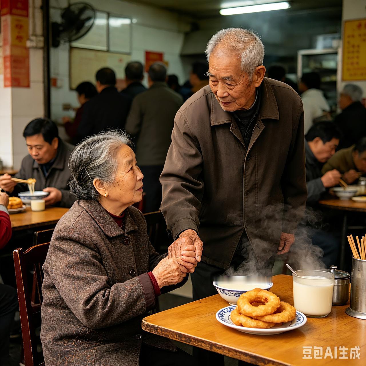 男人最深的爱，从来不是心动，是“父爱式本能”
 
今早去德华楼吃面窝，被一幕温柔