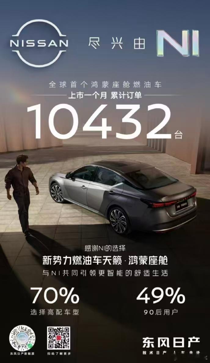 谁说智能是新能源车的专属了？我看天籁·鸿蒙座舱就给油车做了一个很好的典范，既有内