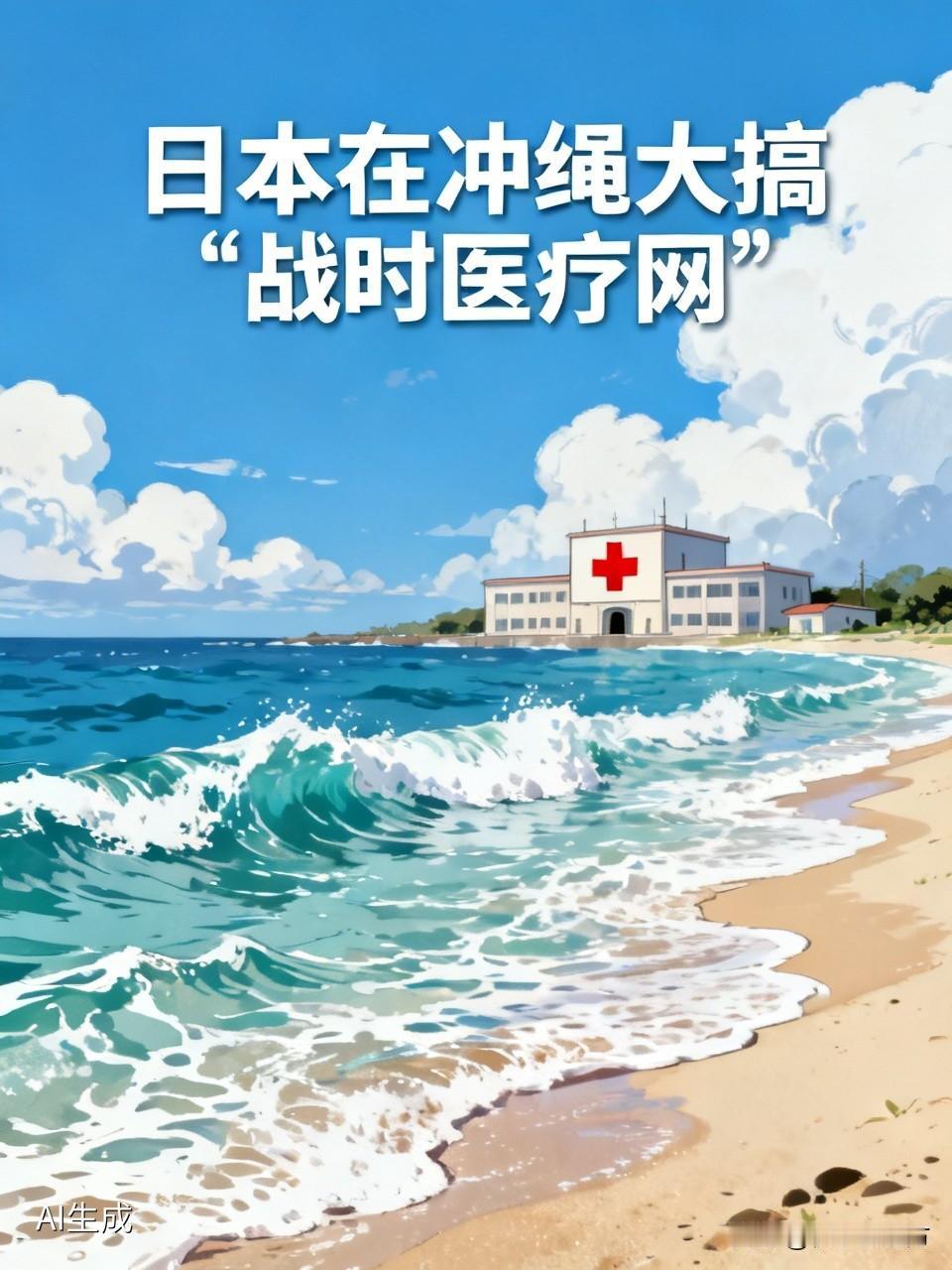 盖医院救命？大错特错！日本在冲绳大搞“战时医疗网”，分明是给前线的“绞肉机”加满