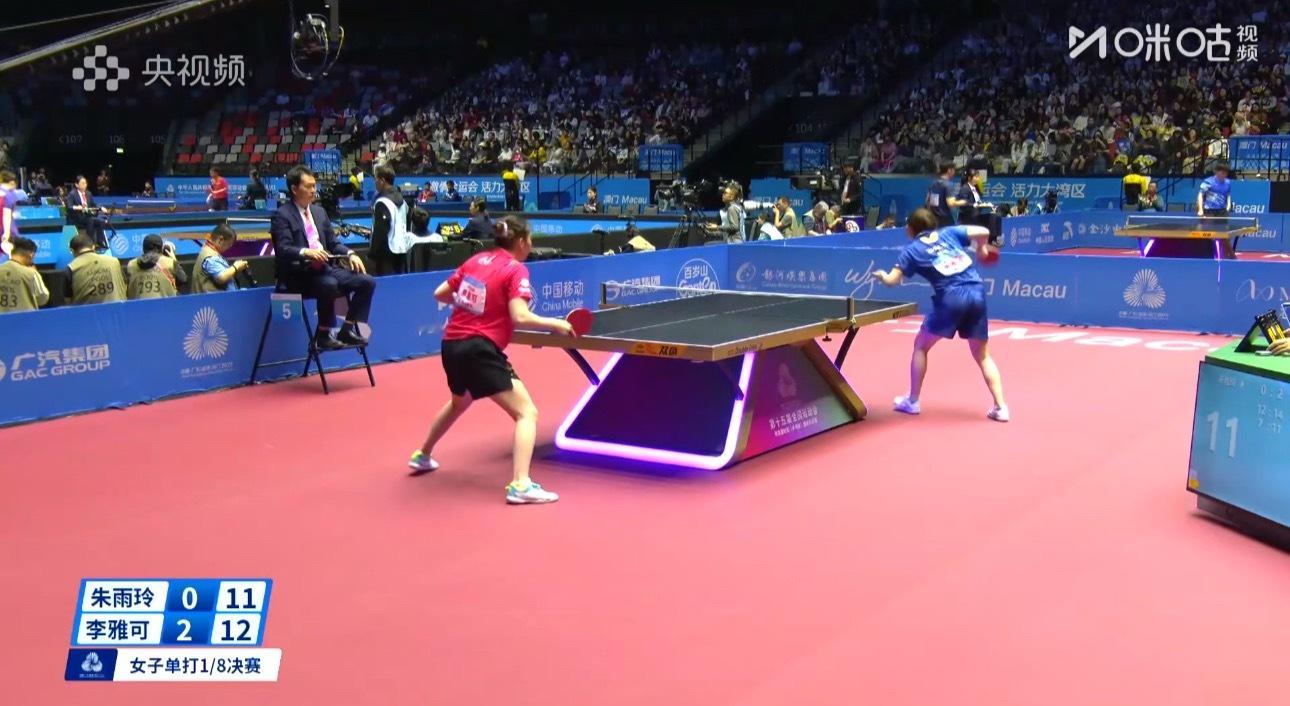 林高远3-2牛冠凯朱雨玲1-2李雅可孙正2-1高杨 