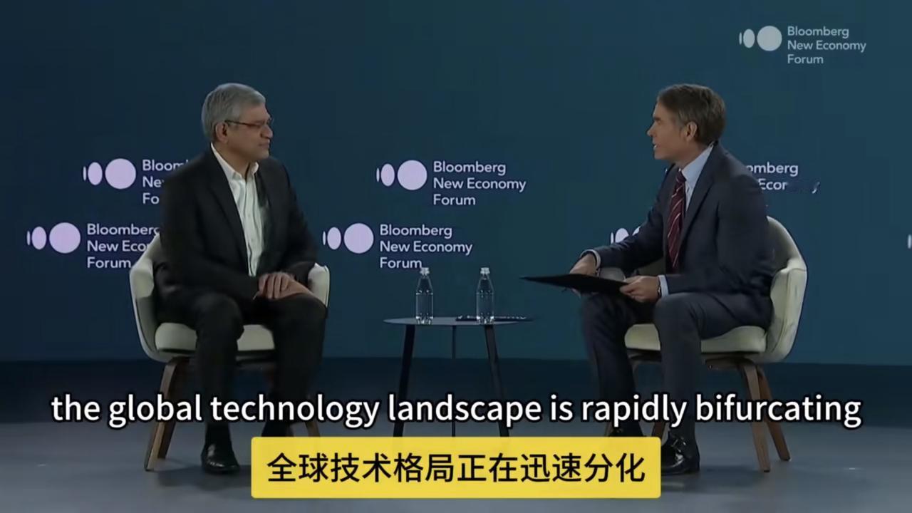 主持人：全球技术格局正在迅速分化，形成两个互相竞争的政权体系，一方面，是美国主导