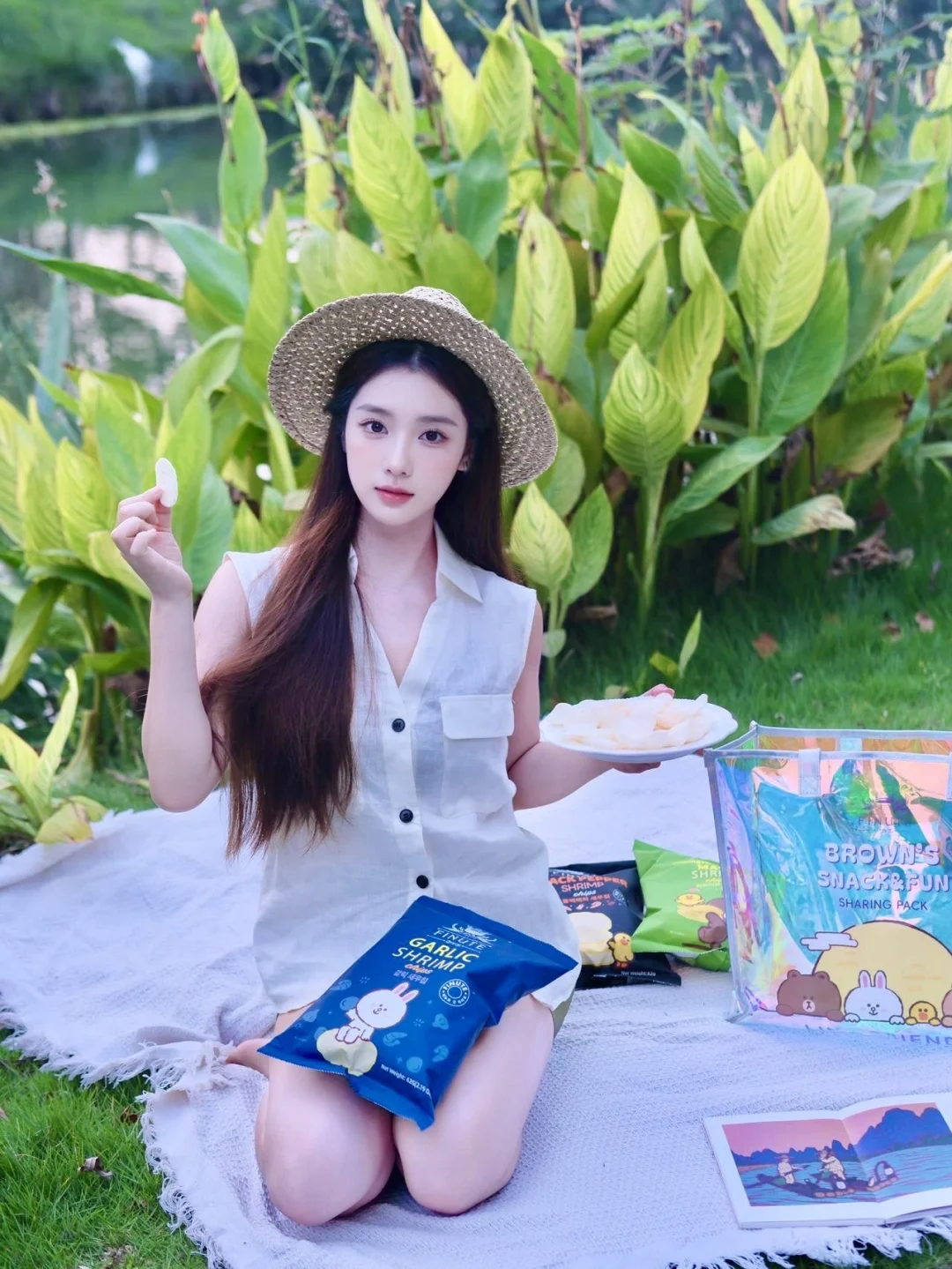 秋日的第一场野餐🍂幸福感被这包虾片承包了