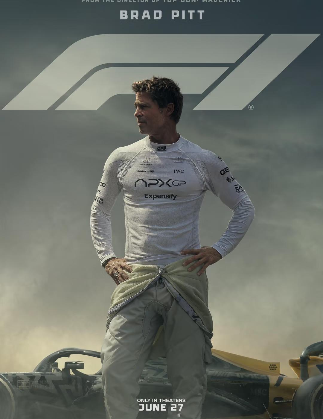老车手带新人冲线🏁这部片把“重来一次”
🎬片名：《F1：狂飙飞车》（F1: 