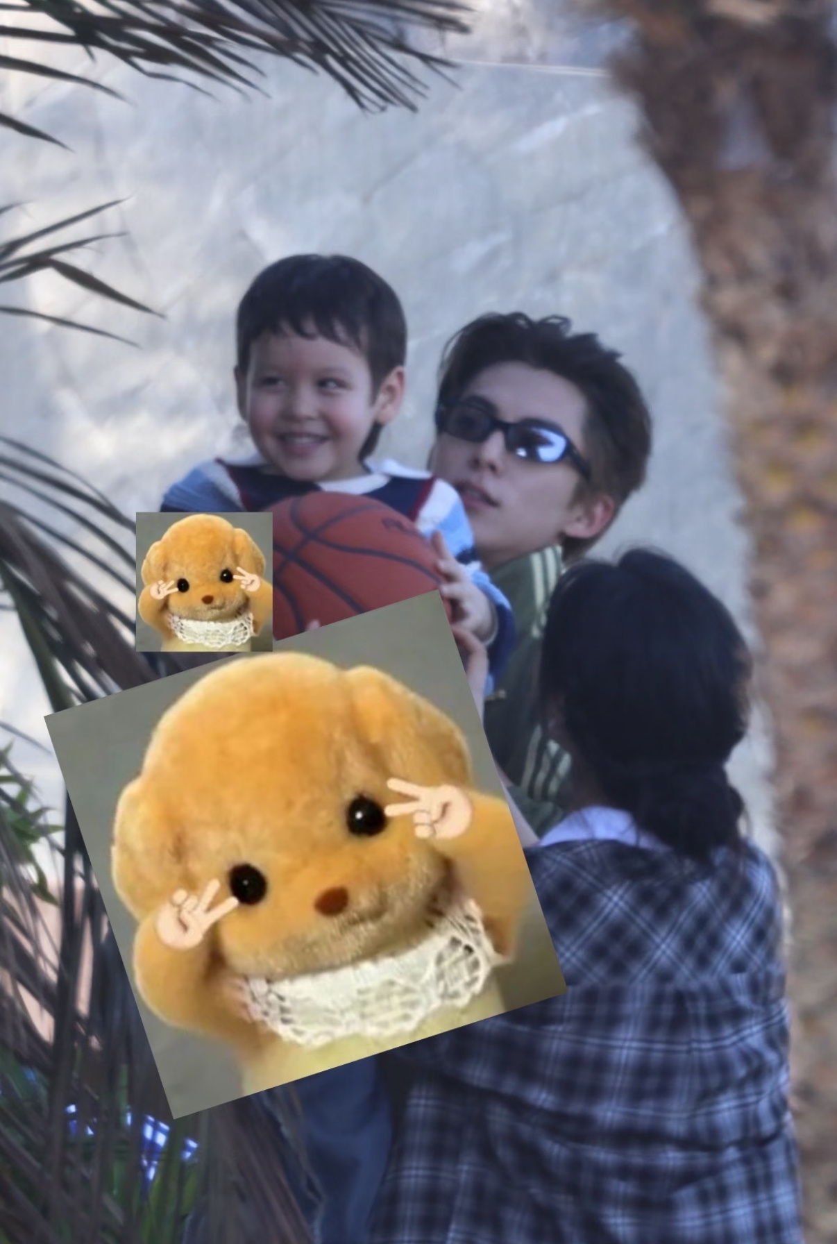 王鹤棣沈月抱小孩投篮王鹤棣沈月亲爱的客栈抱小孩投篮路透，我的棣月系cp复活吧王鹤