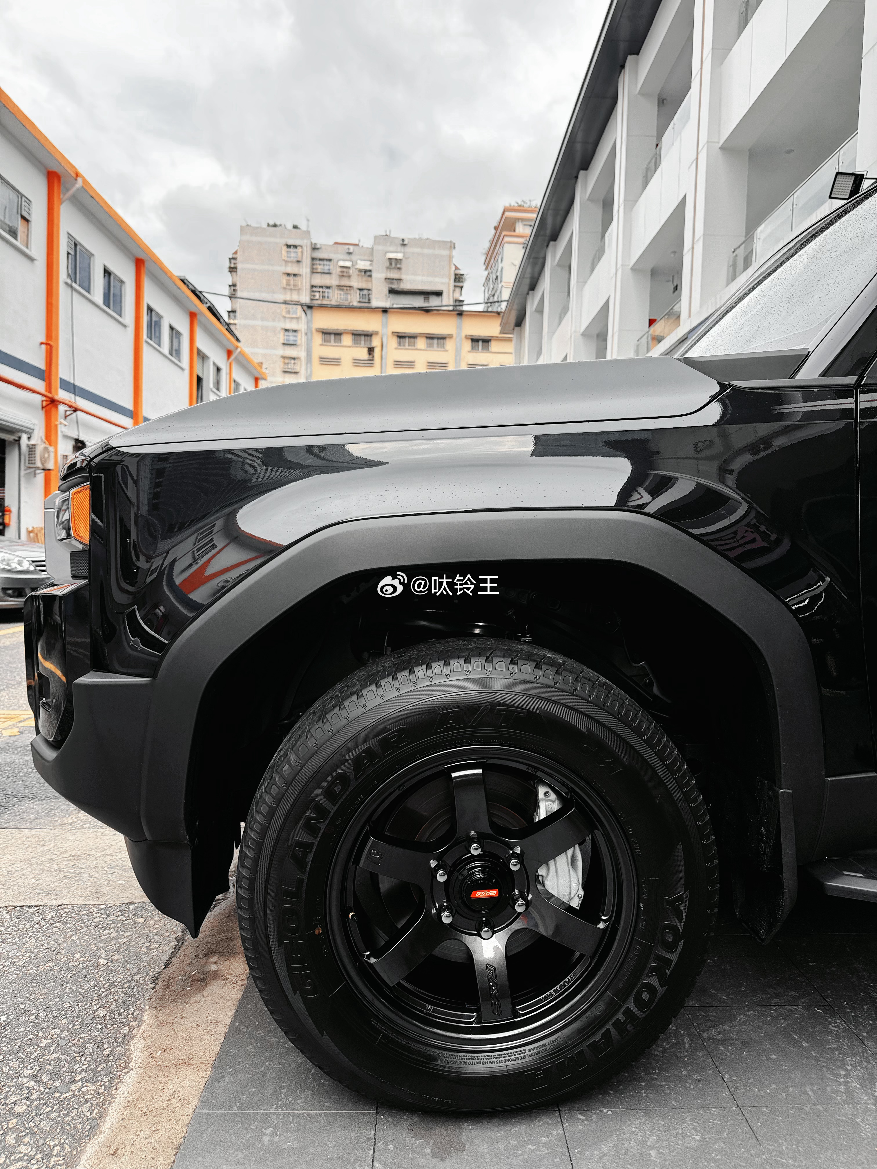 霸道LC250 完工案例供参考 全新日本进口RAYS 57DRX 18寸➕意大利