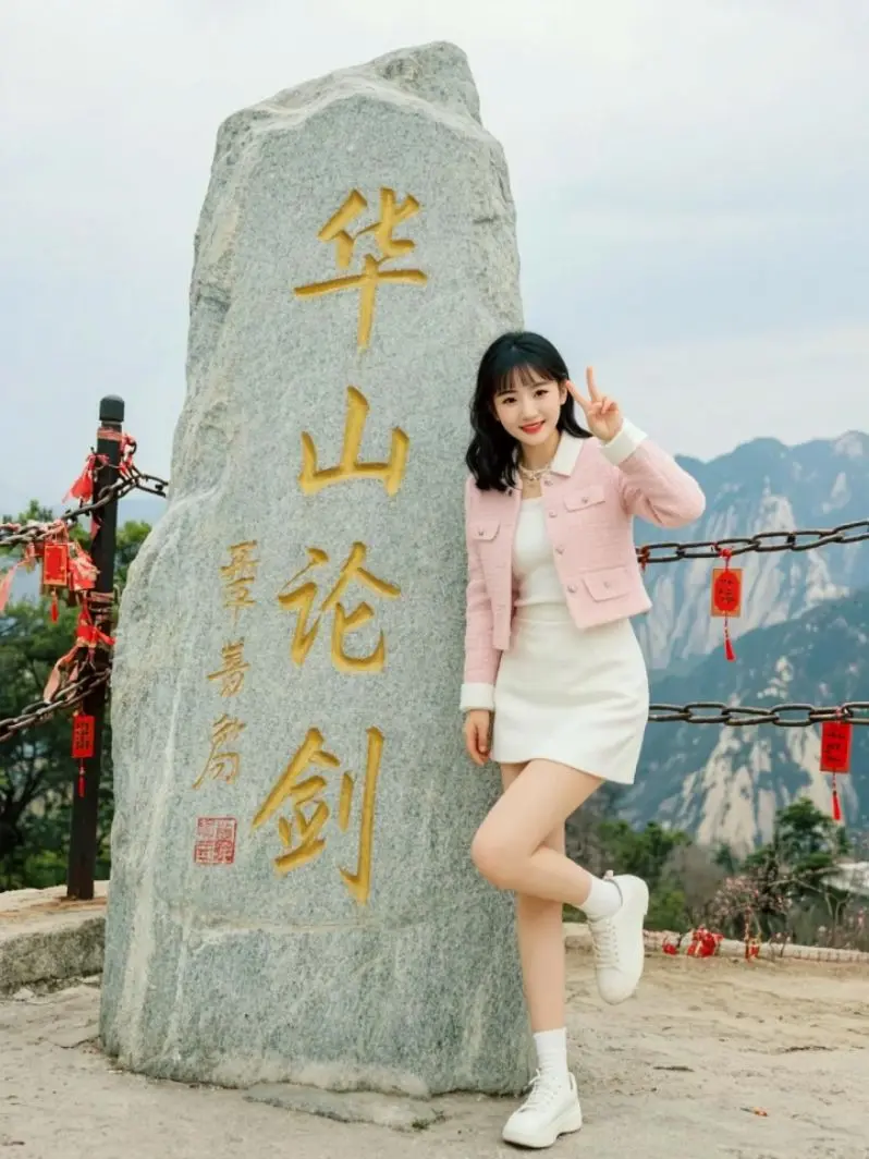 AI玉女峰生活照 ai创作