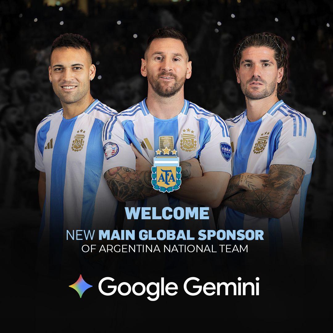 Google与阿根廷足球协会正式宣布达成战略合作，标志着Google正式出任阿根