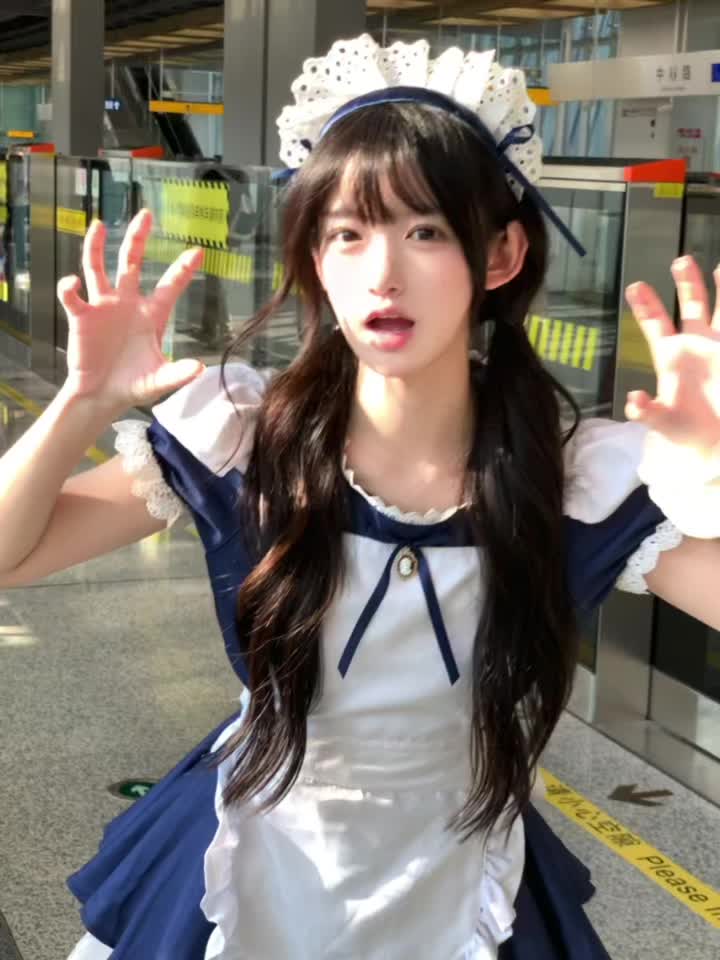 小猫女仆很不高兴为您服务₌᳐･֊･₌᳐੭。
