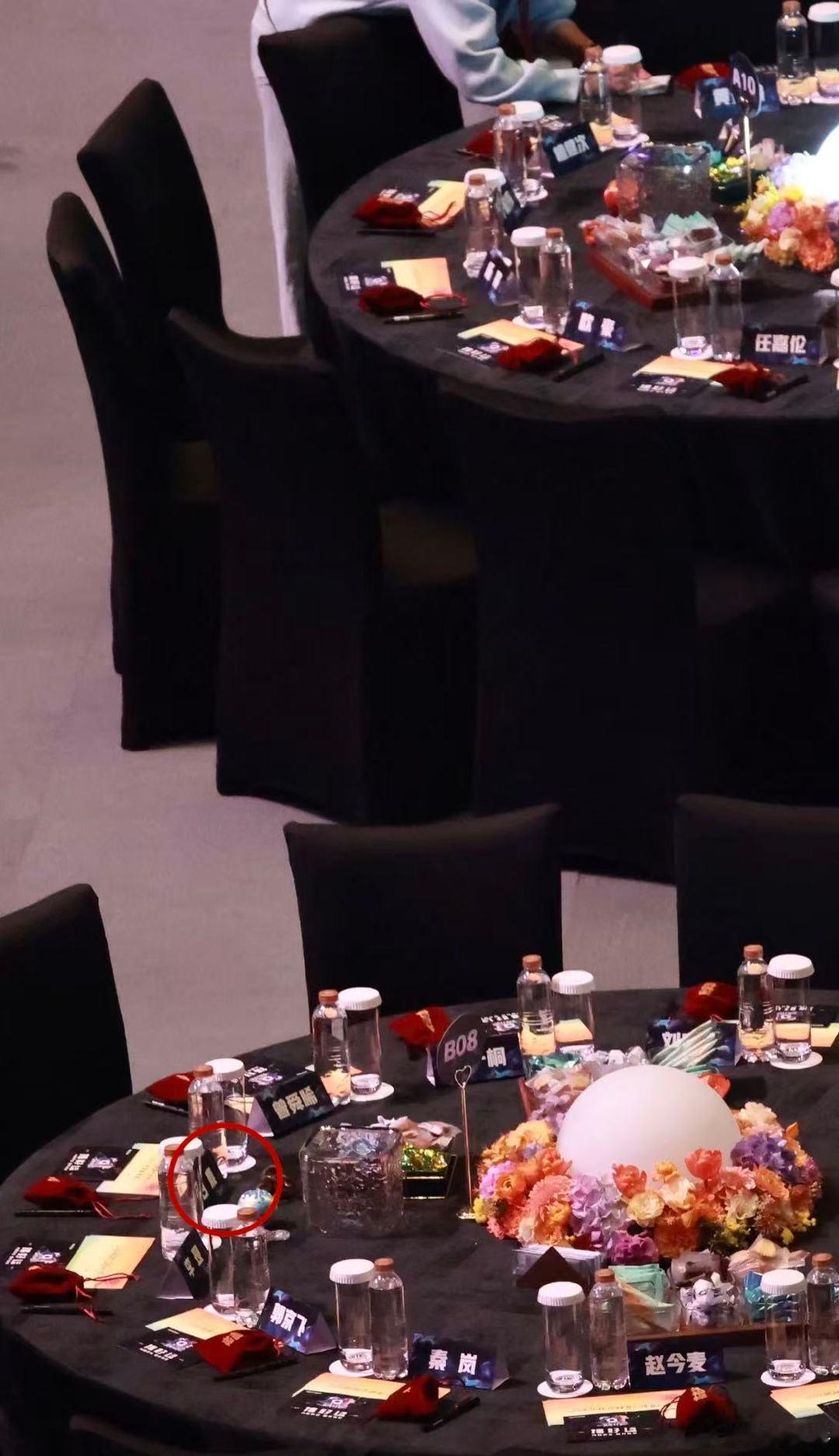 白鹿小酒窝只隔了一桌白鹿和小酒窝只隔了一桌 12月6日，尖叫之夜内场座位图释出，