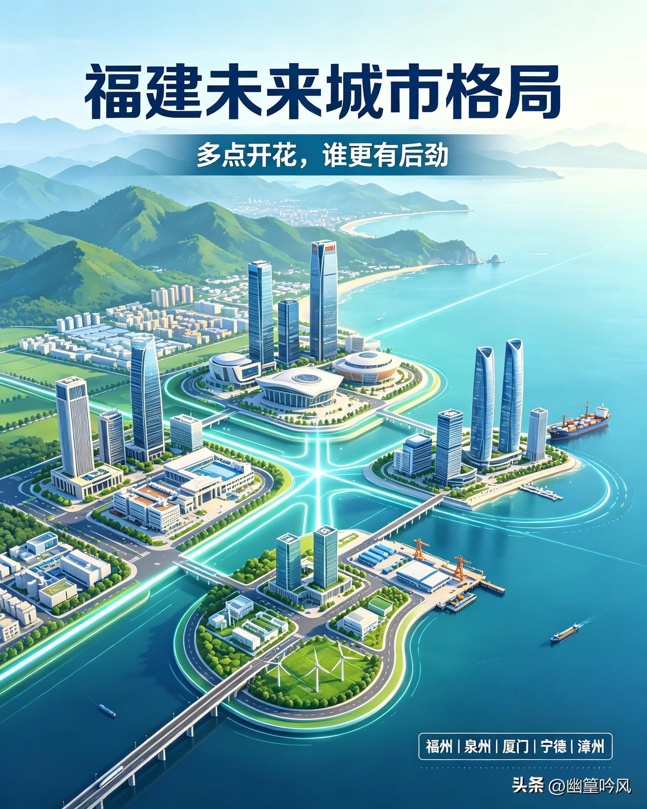 。
 
福州作为省会，资源倾斜明显，都市圈稳步扩张，产业布局均衡，上限稳，短板是