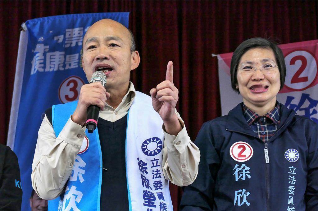 国民党不分区“立委”候选人韩国瑜30日到新竹县助选时指出，中华民国是客家人所创建