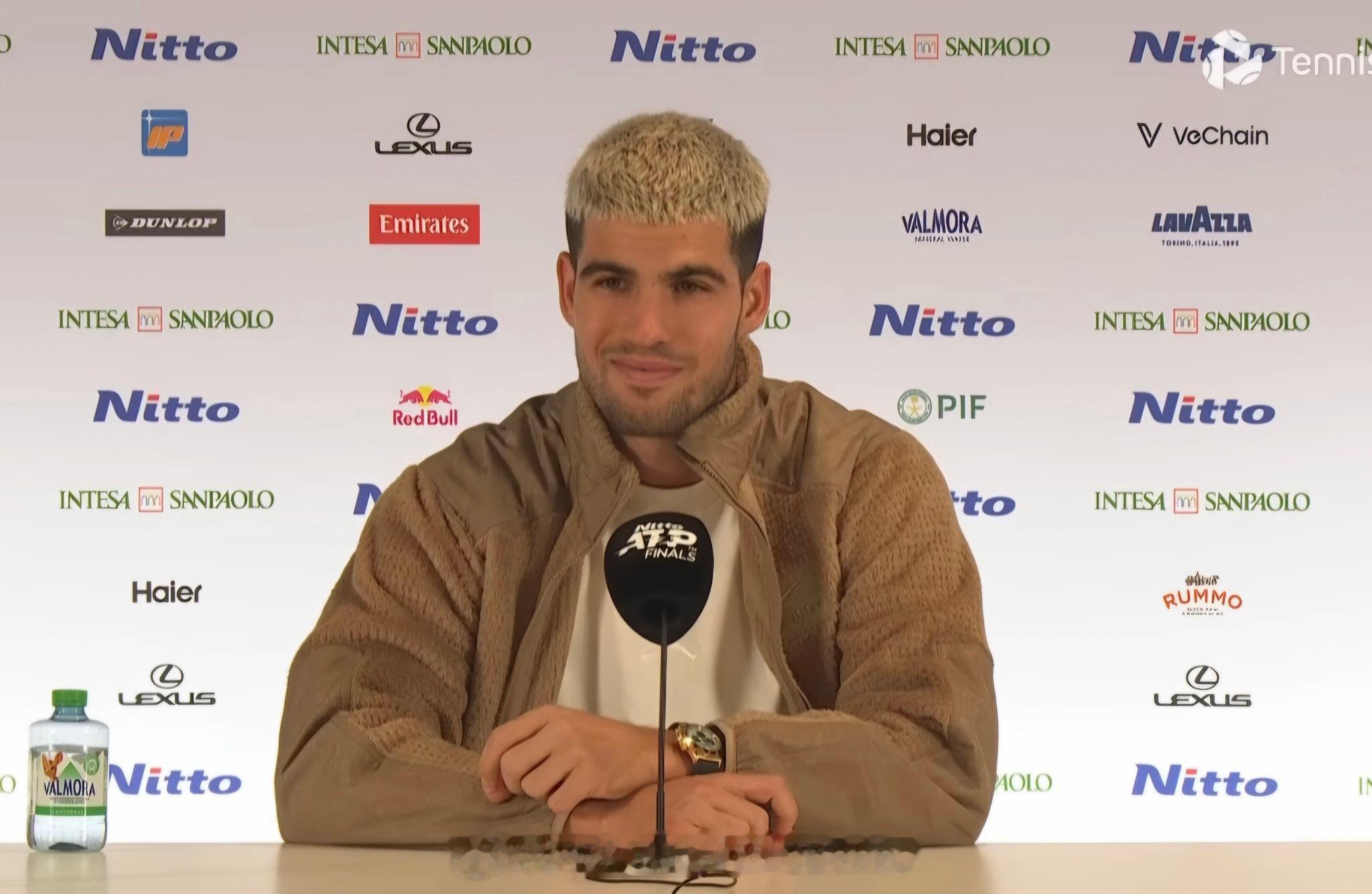 卡洛斯·阿尔卡拉斯在与穆塞蒂的比赛前祝艾玛·拉杜卡努生日快乐：“祝她生日快乐。她