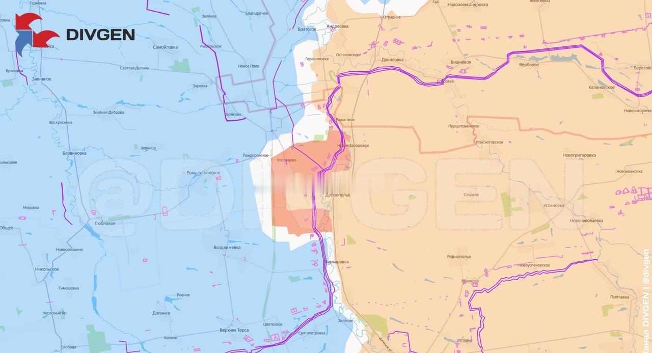 🚩 东部军区第36集团军第37旅向扬丘尔河西侧的高地发起进攻，并控制了扎波罗热