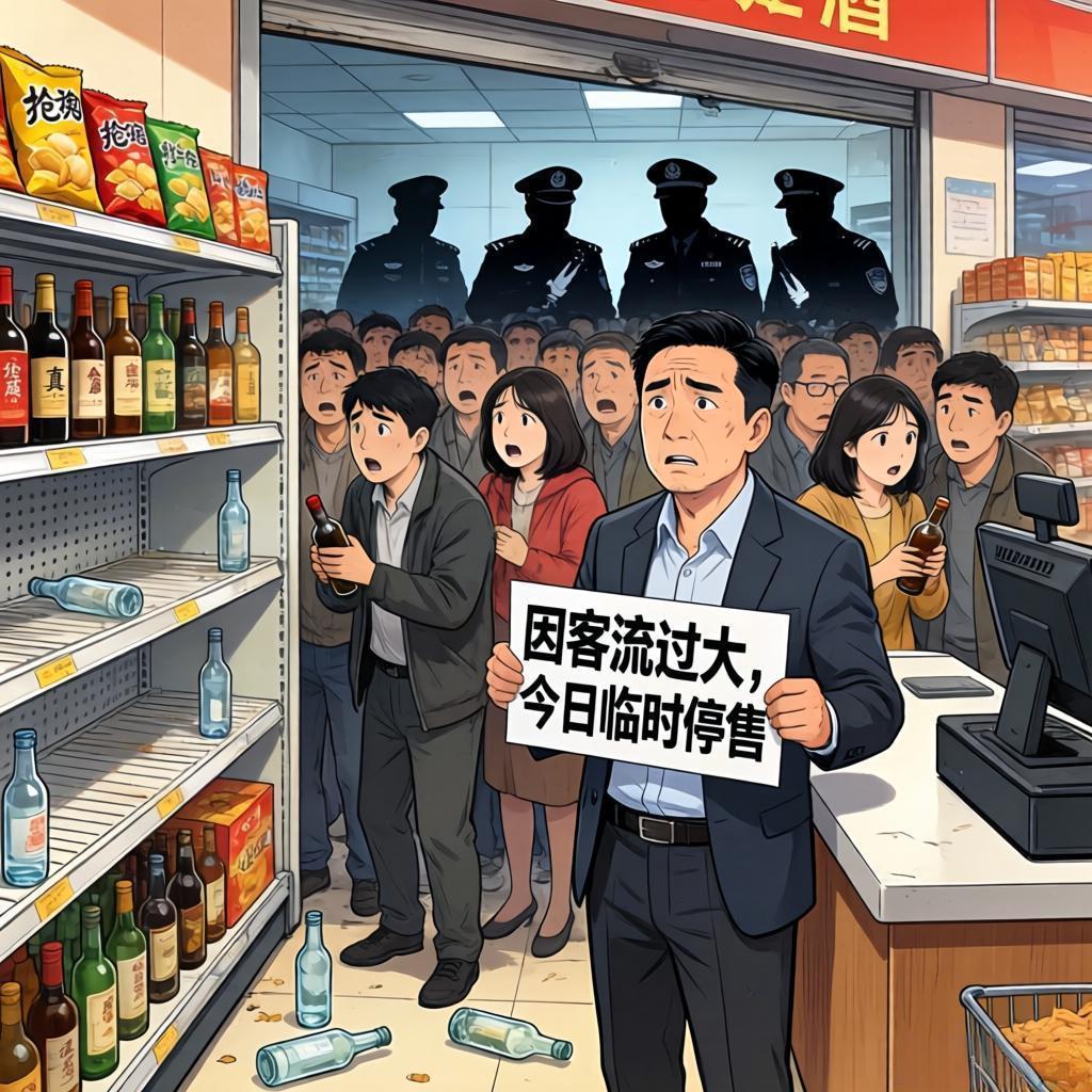 《假酒网络覆灭，零食店却被挤到停售？这波反转太离谱！》

家人们，刚刷到俩新闻，