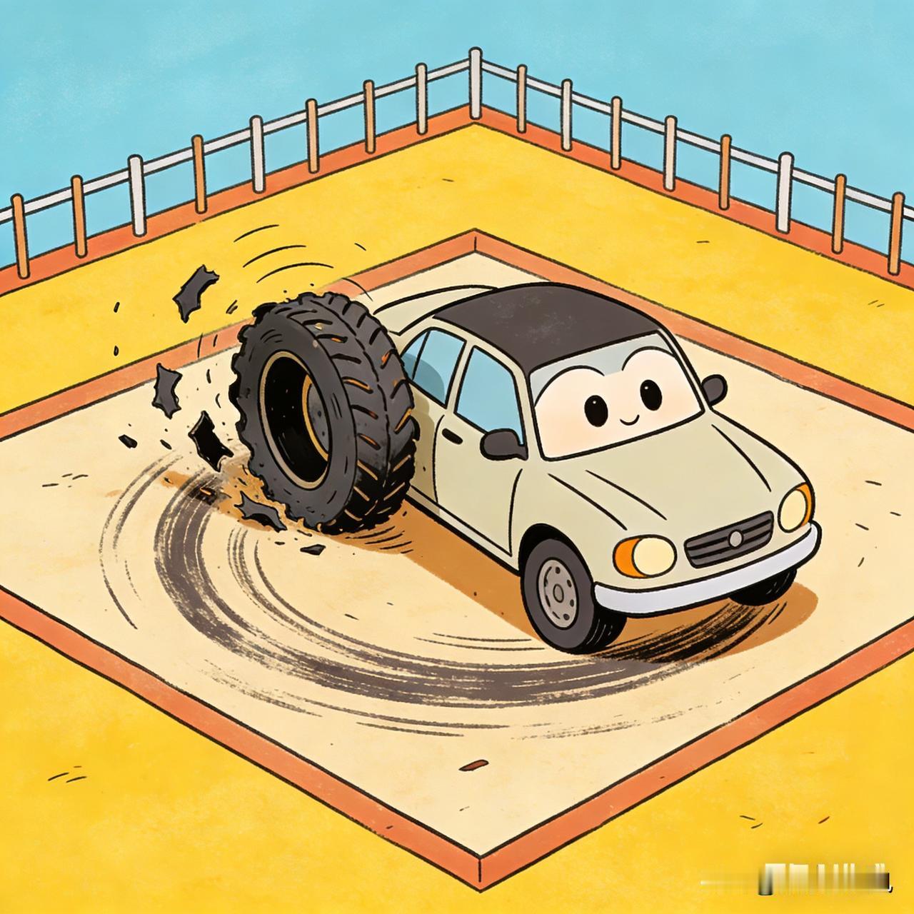 开车原地打方向盘废轮胎吗？每次看人家原地打轮，听着车胎和地的摩擦声，都在想这个事